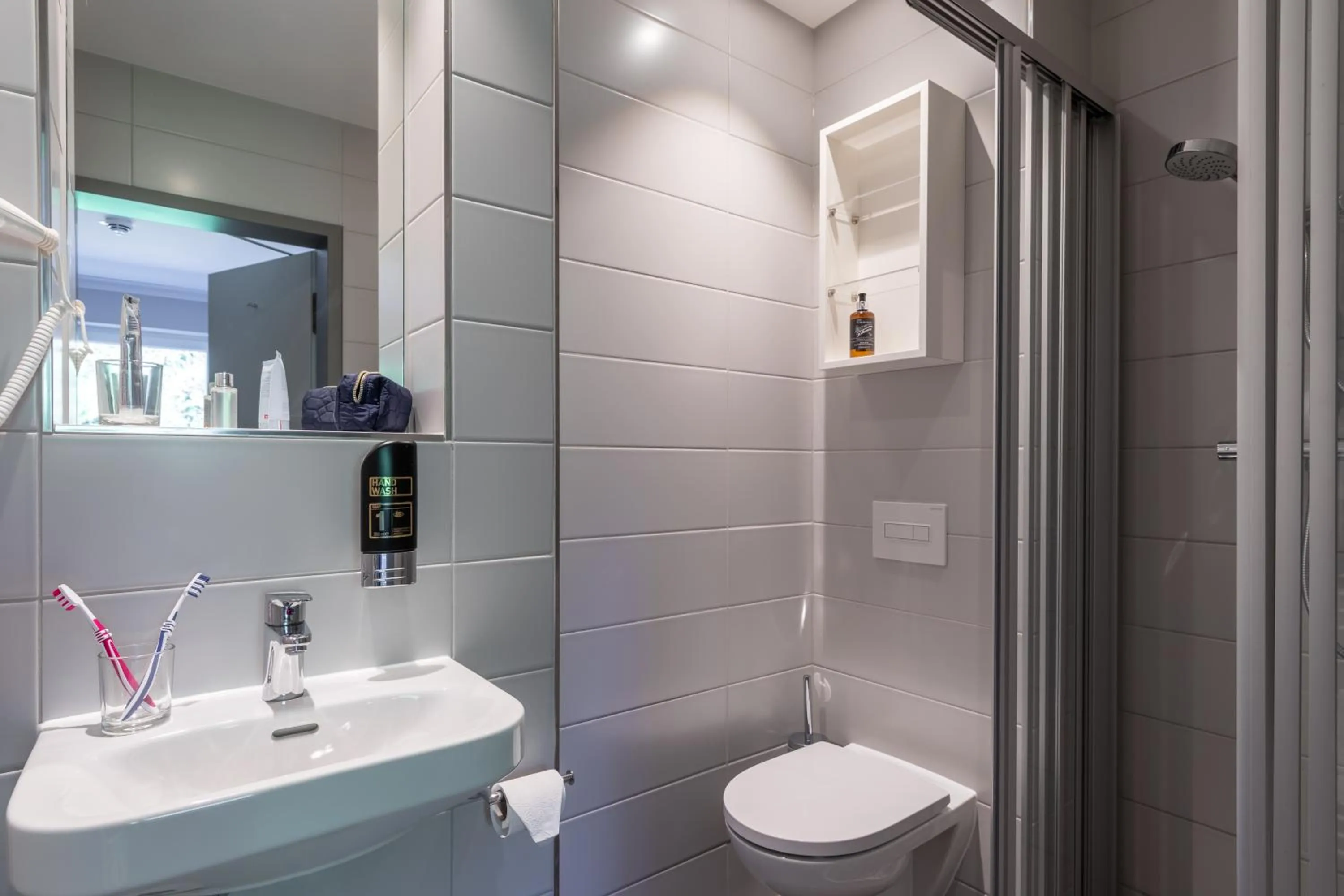 Bathroom in Serways Hotel Waldmohr