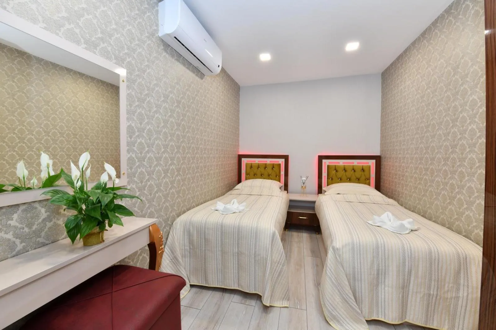 Bed in Sea Moon Hotel