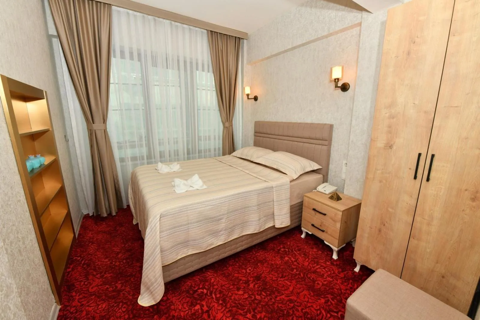 Bed in Sea Moon Hotel