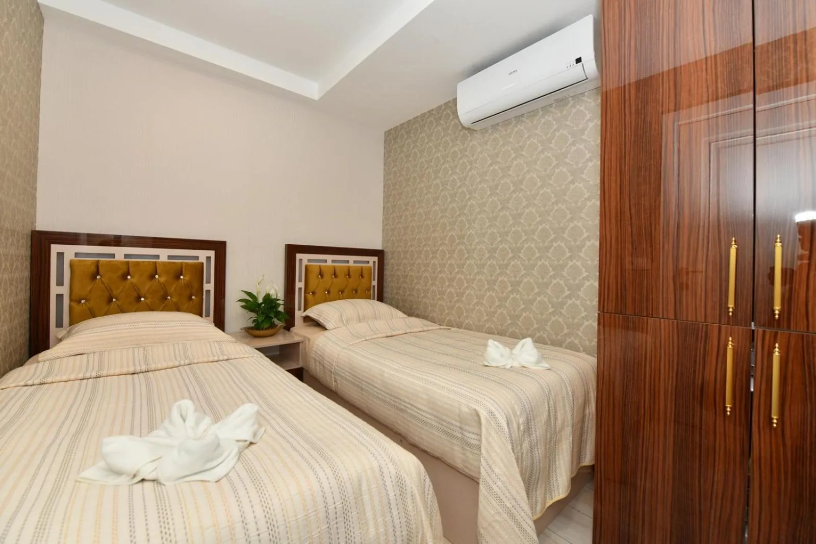 Bed in Sea Moon Hotel