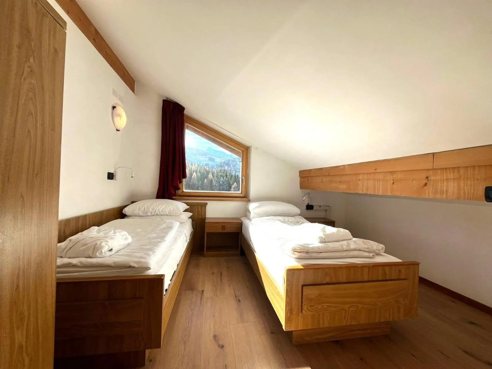 Bed in Phi Hotel Bellamonte