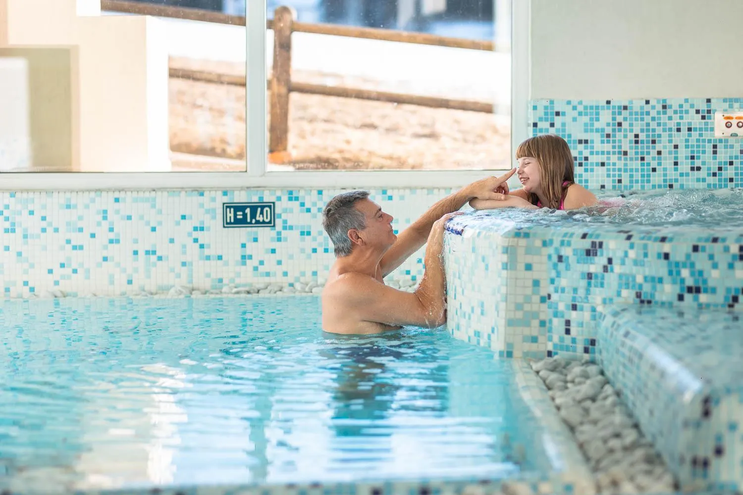 Swimming pool in Phi Hotel Bellamonte
