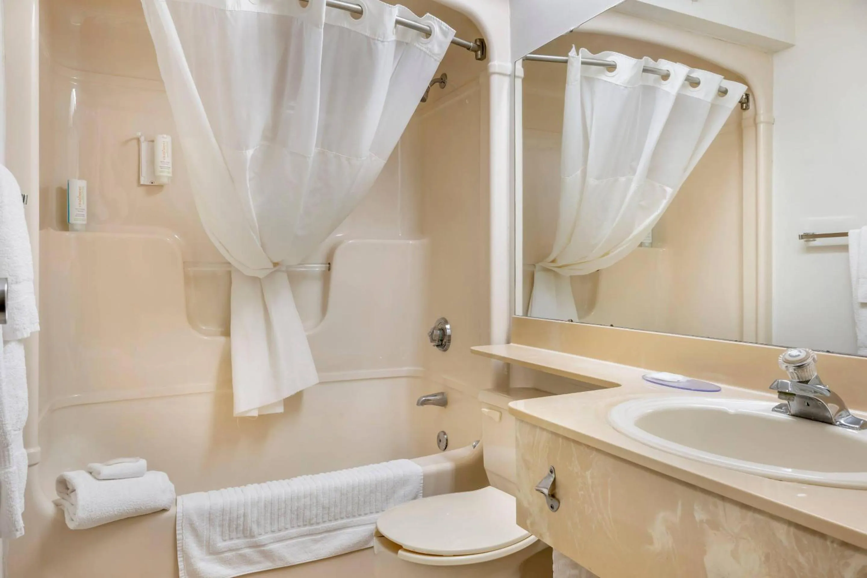 Bedroom in Rodeway Inn