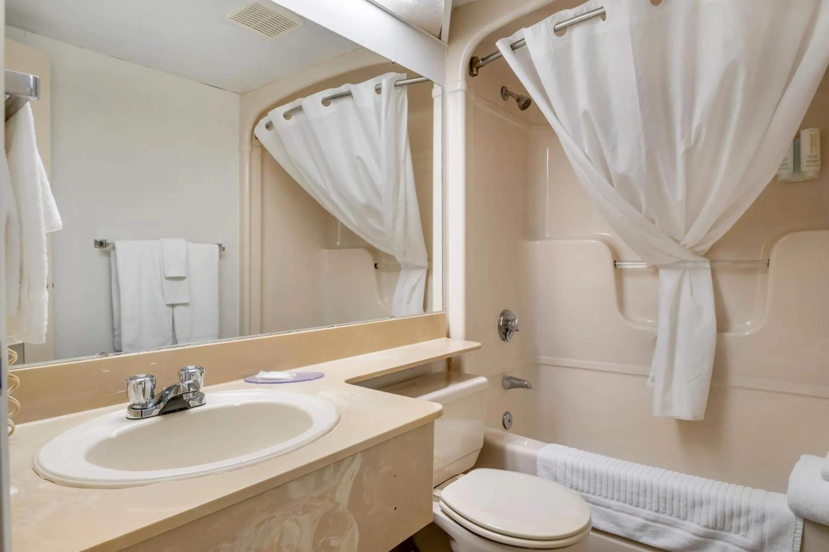 Bedroom in Rodeway Inn