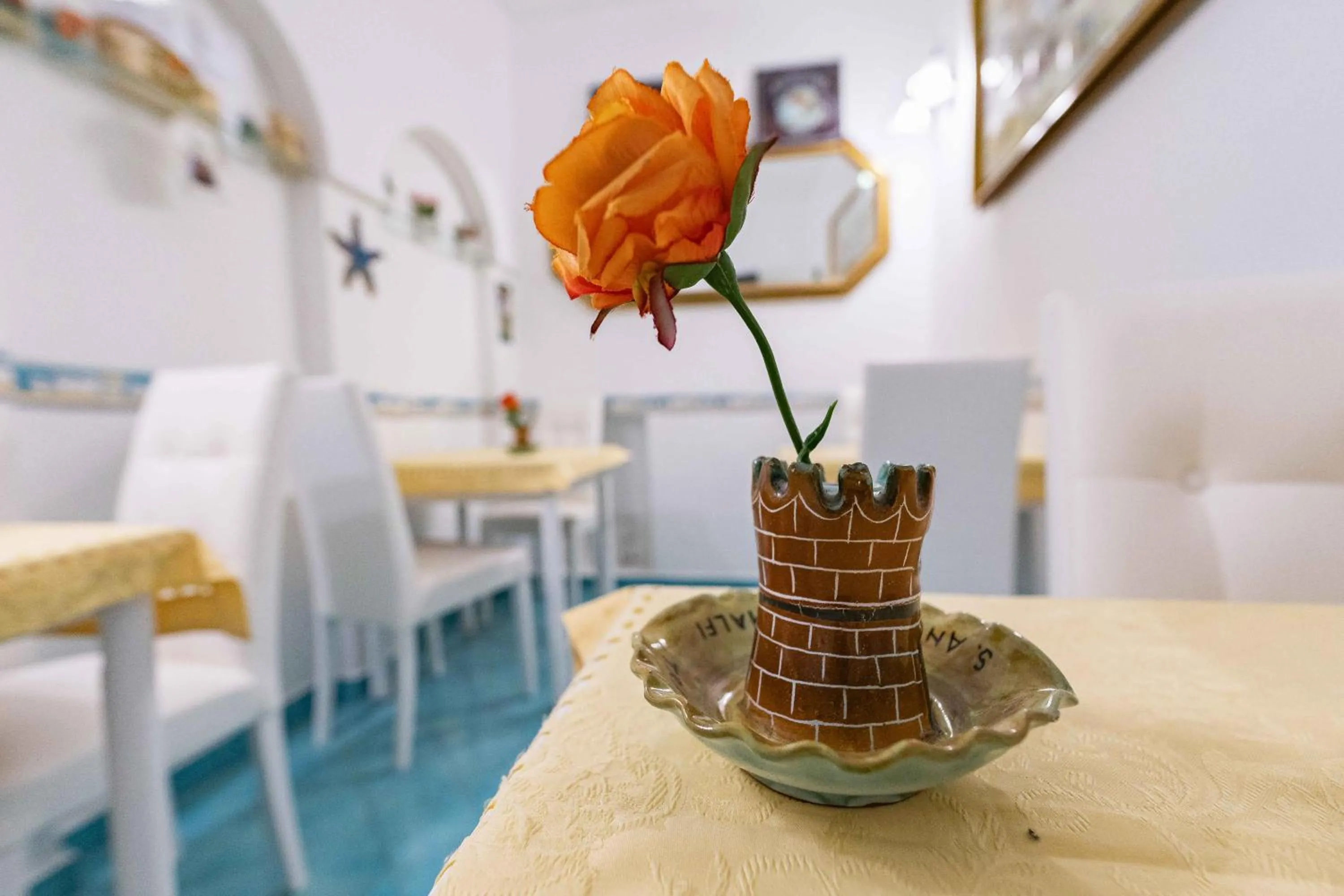 Decorative detail in Albergo S. Andrea