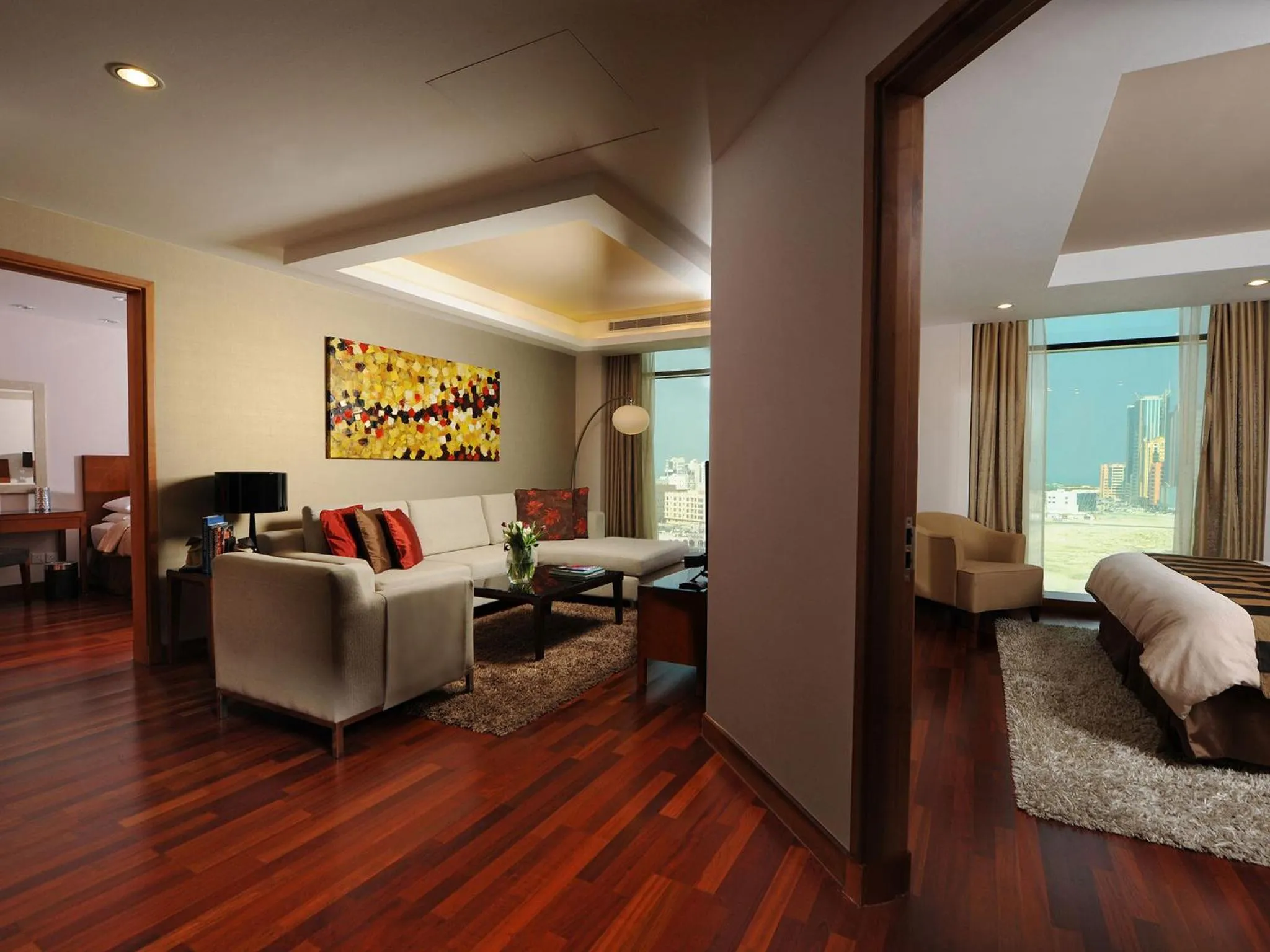 Living room in Fraser Suites Seef Bahrain