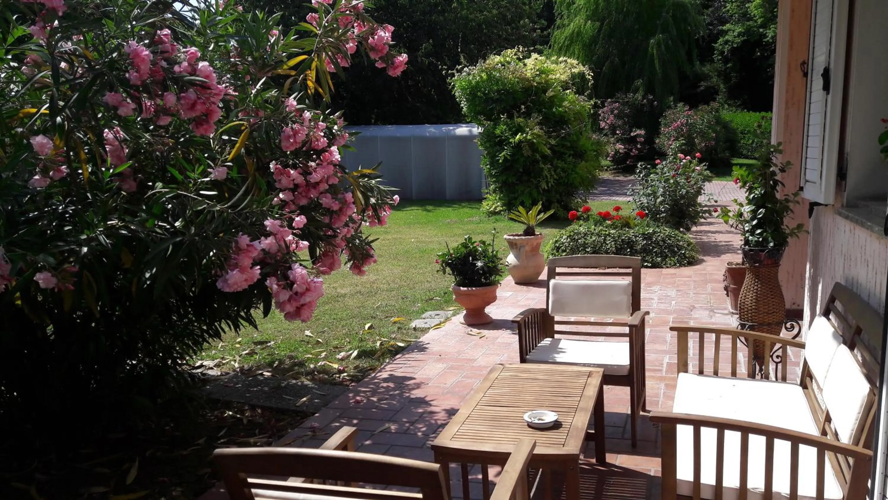 Garden view in Villa Fabbri