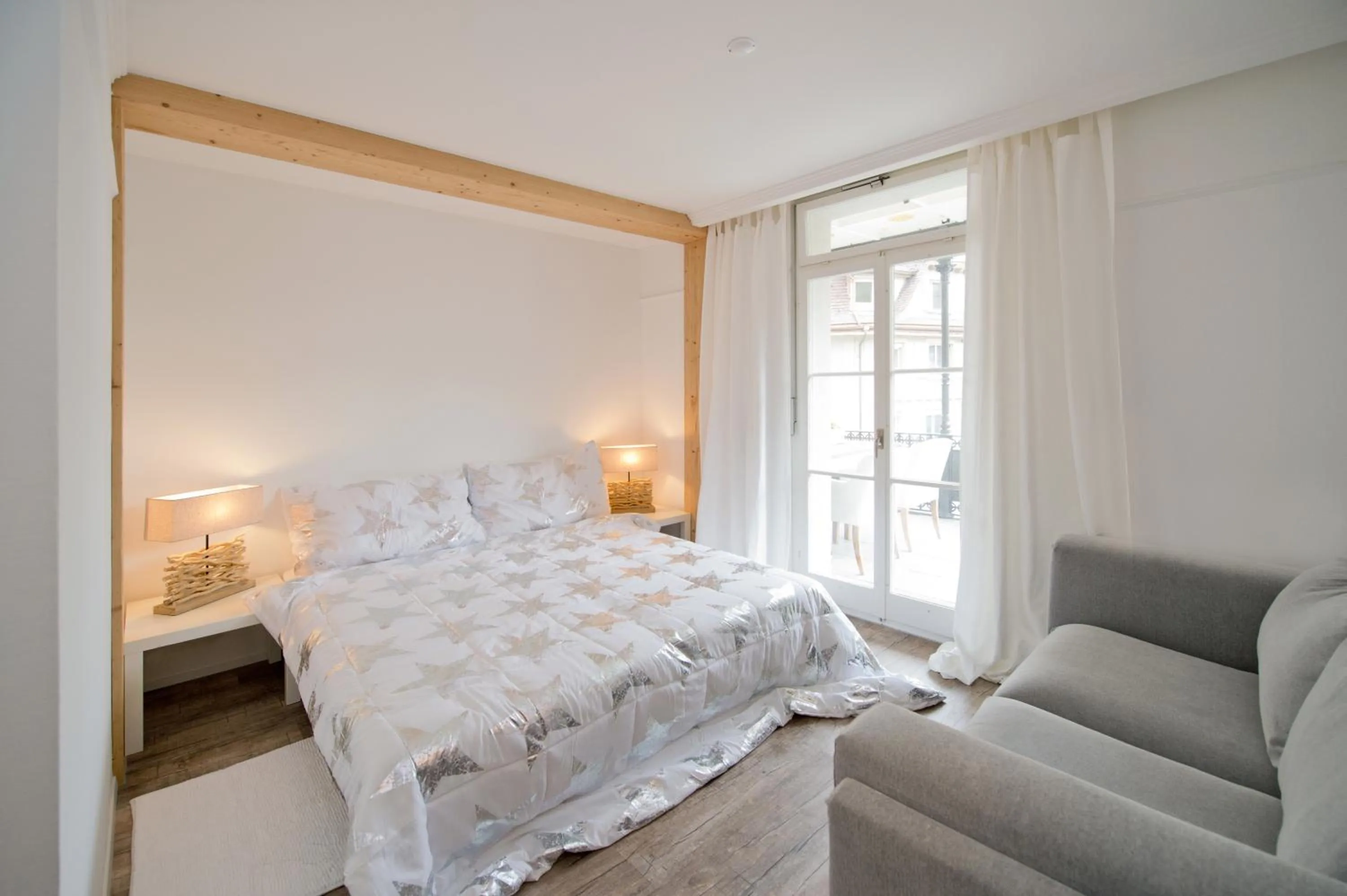 Bed in Hotel Bellevue