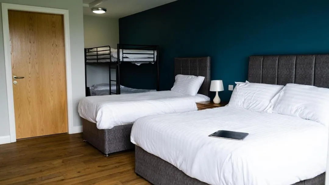 Bed in Standing Stones Lodge