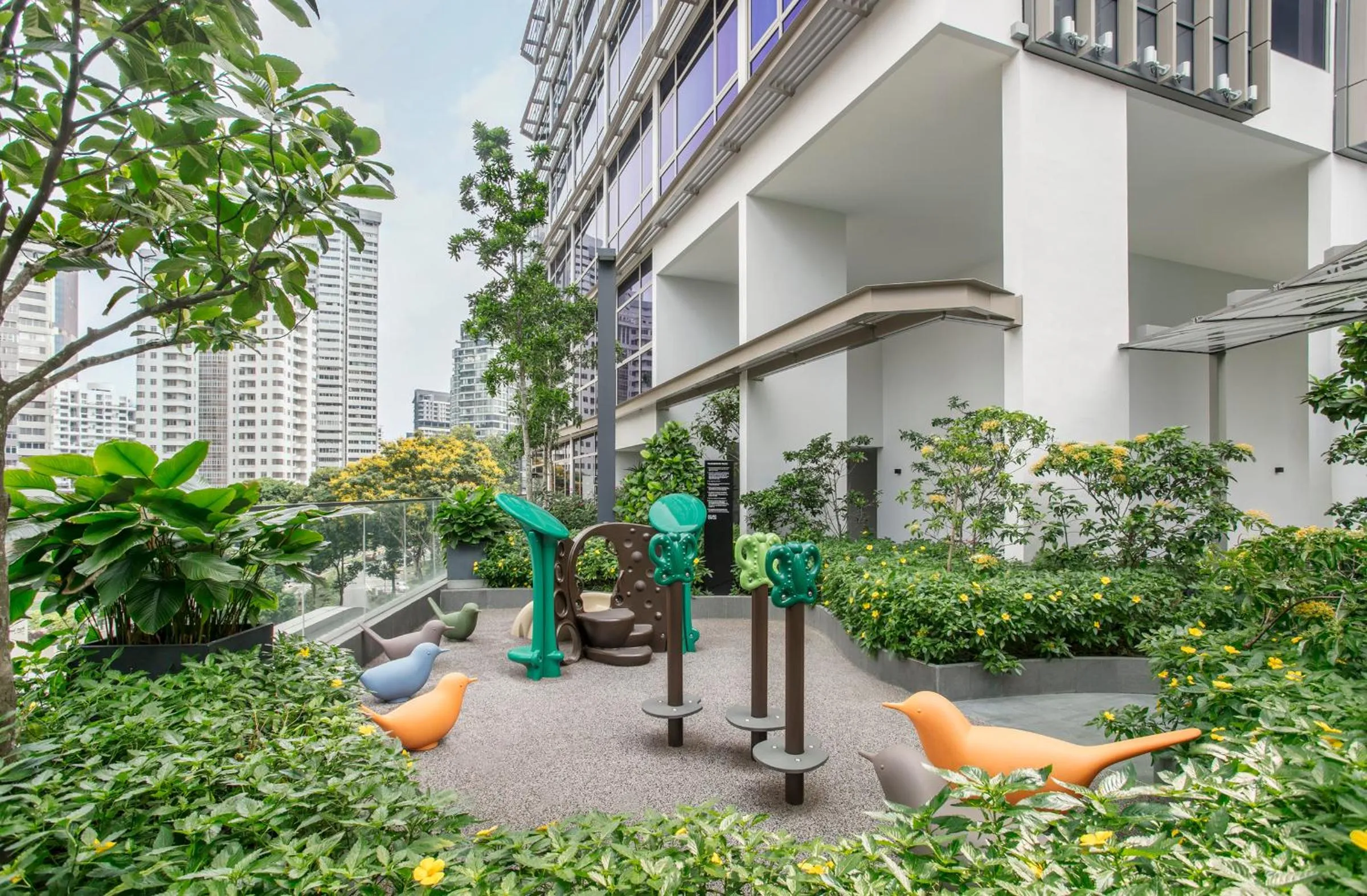 Children play ground in Ascott Orchard Singapore