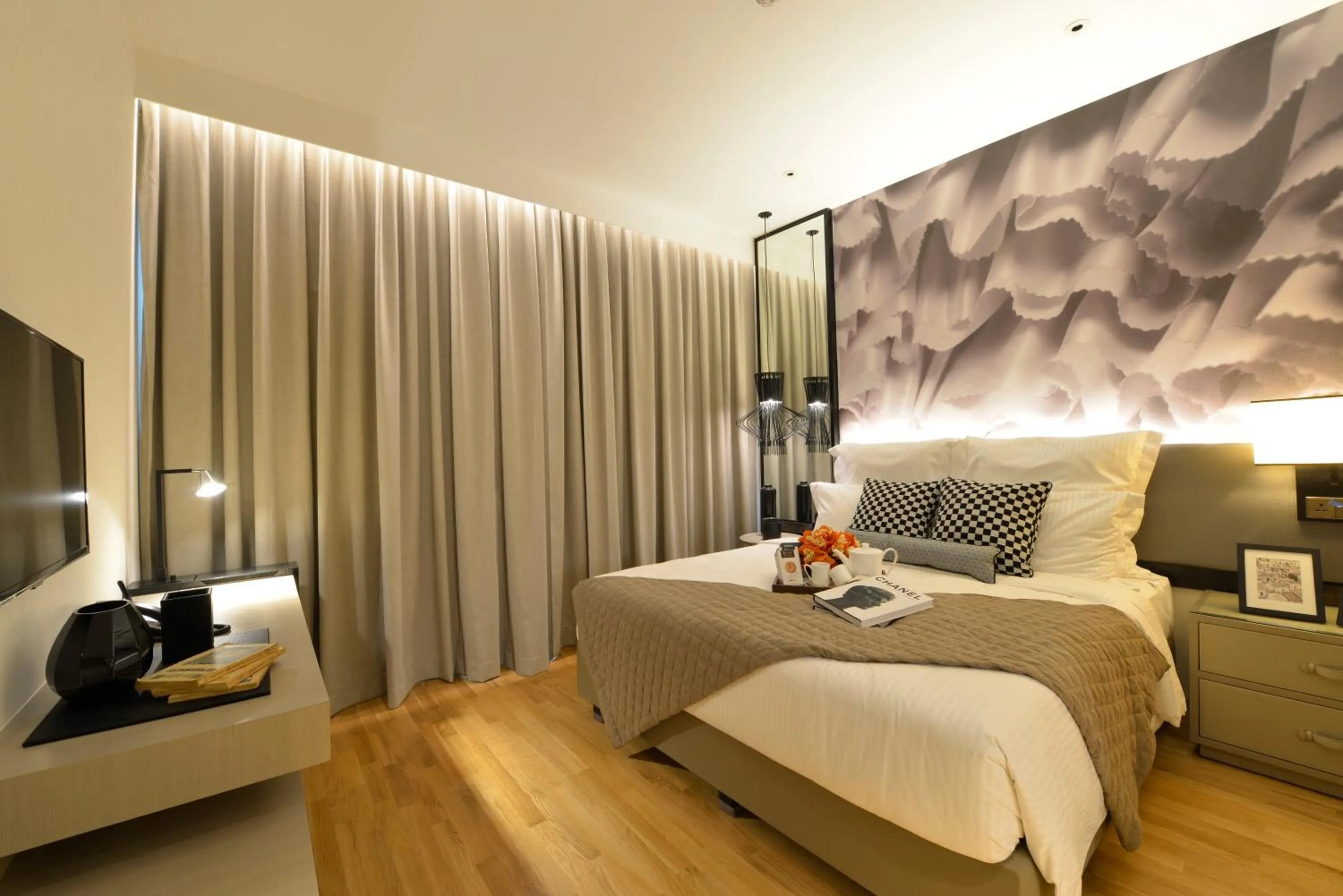 Bedroom, Bed in Ascott Orchard Singapore