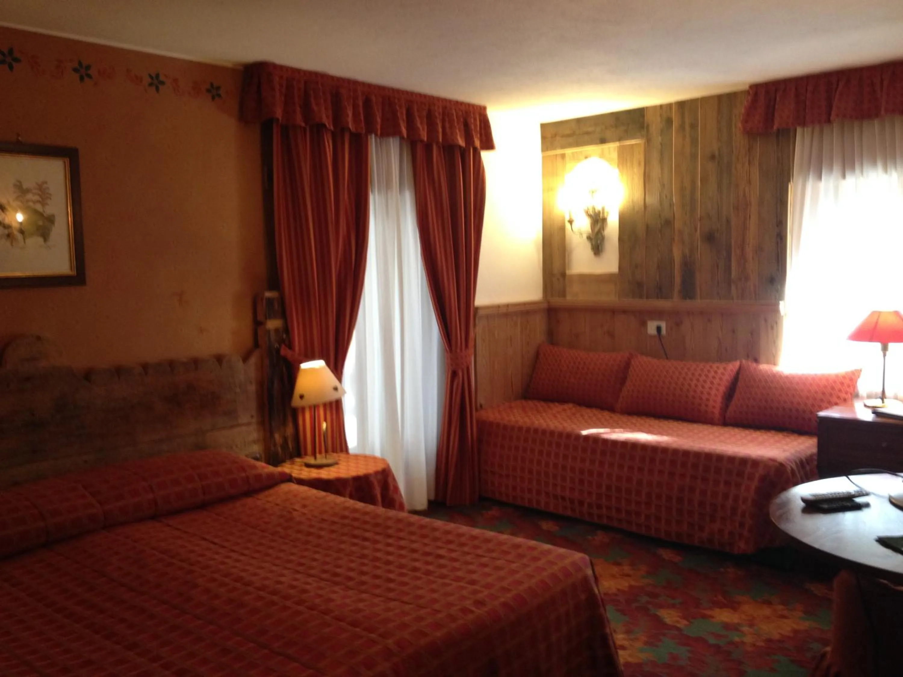 Bed in Hotel Chateau Blanc