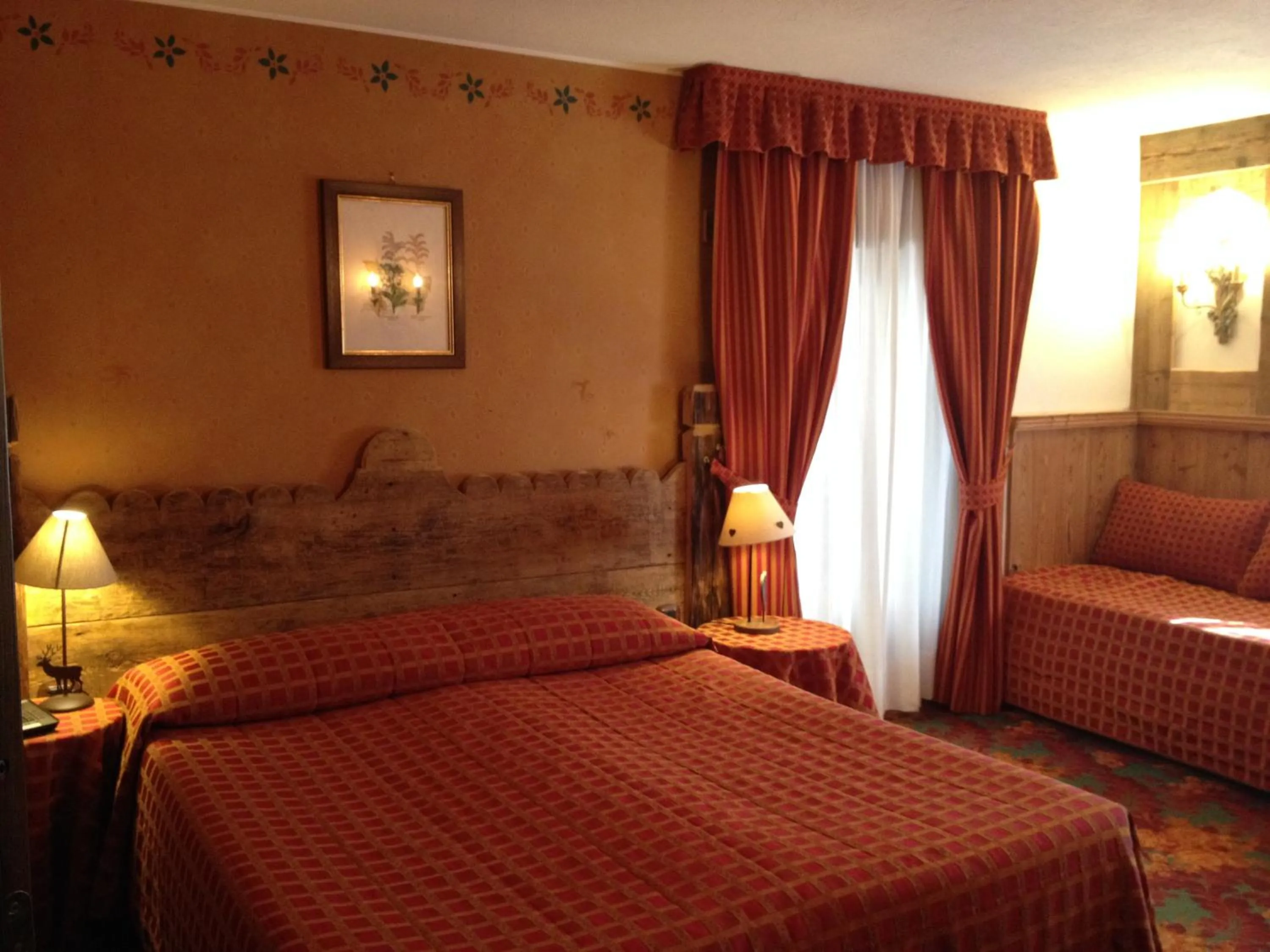 Bed in Hotel Chateau Blanc