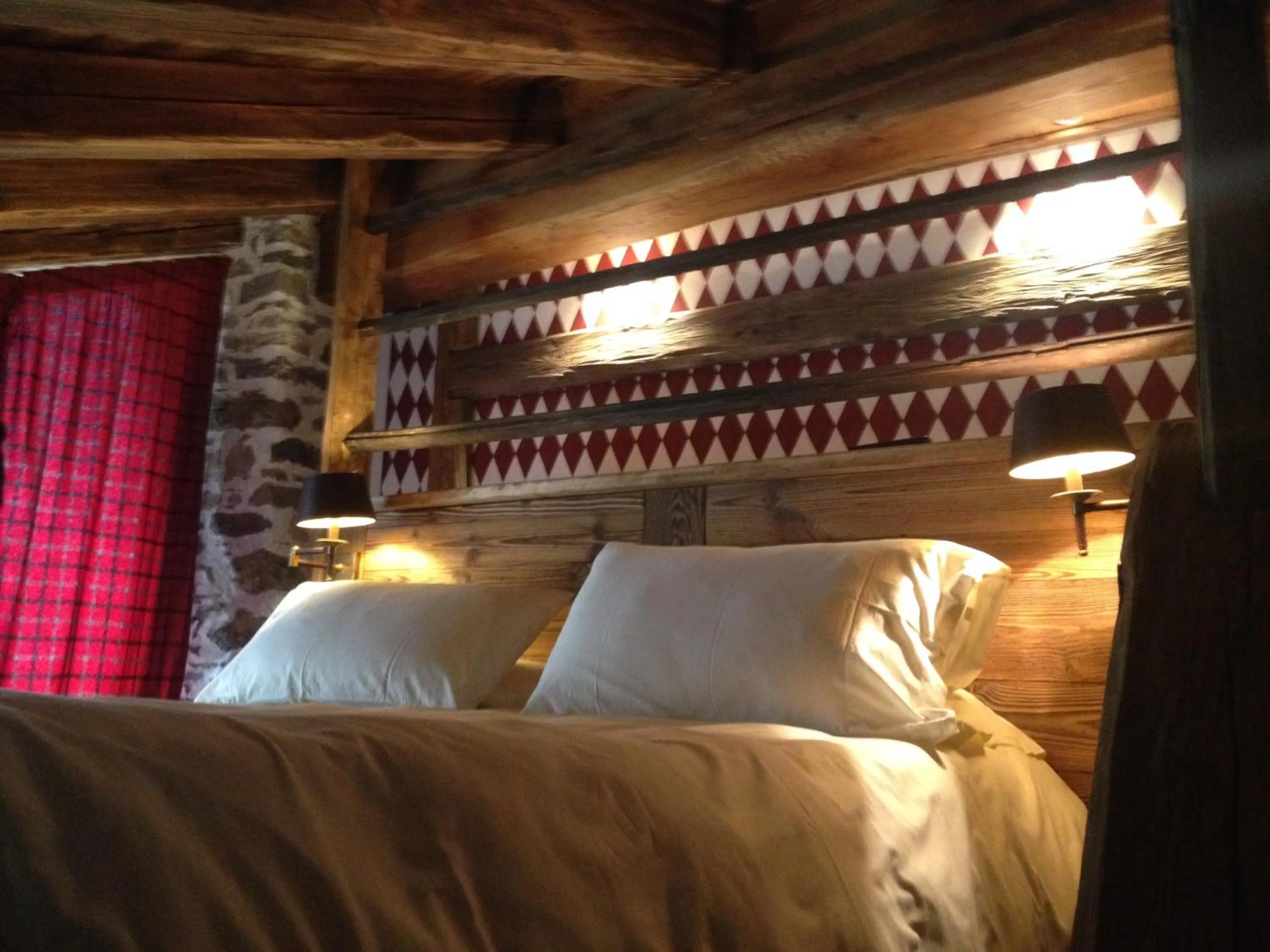 Bed in Hotel Chateau Blanc