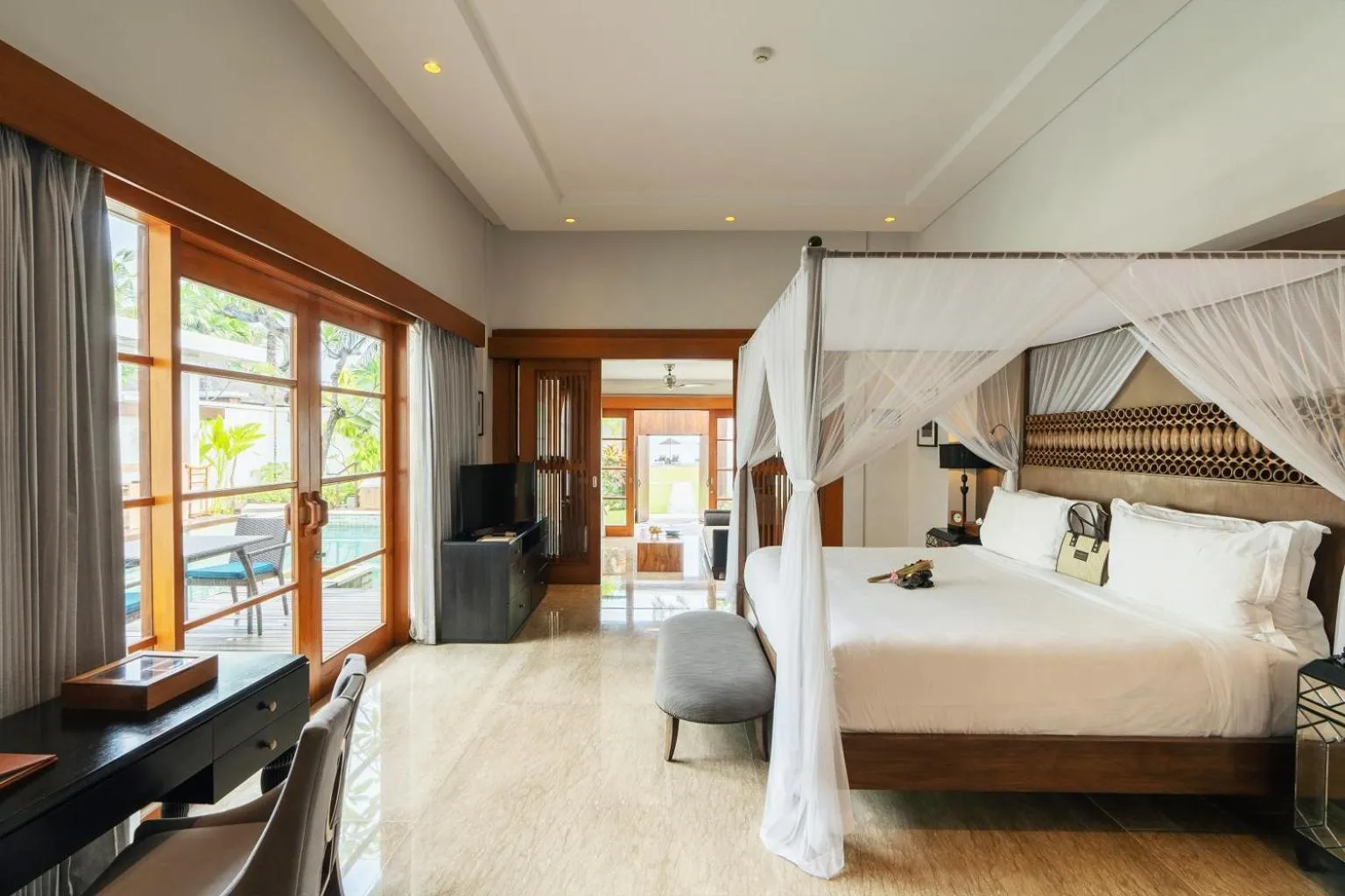 Bed in The Samaya Seminyak Bali