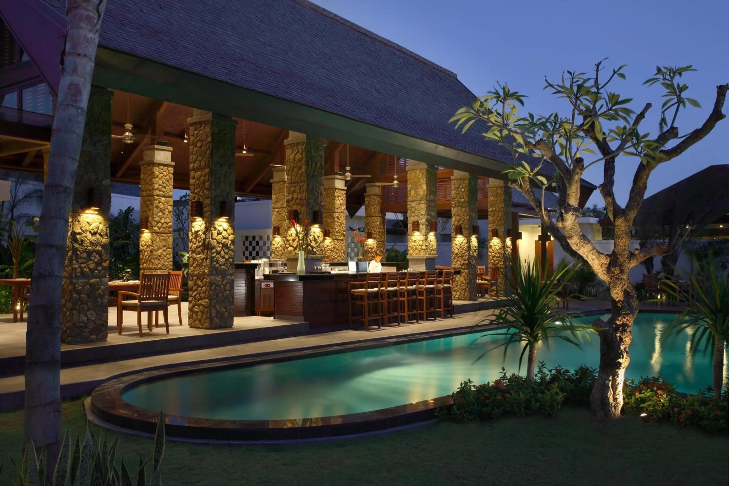 Swimming pool in The Samaya Seminyak Bali