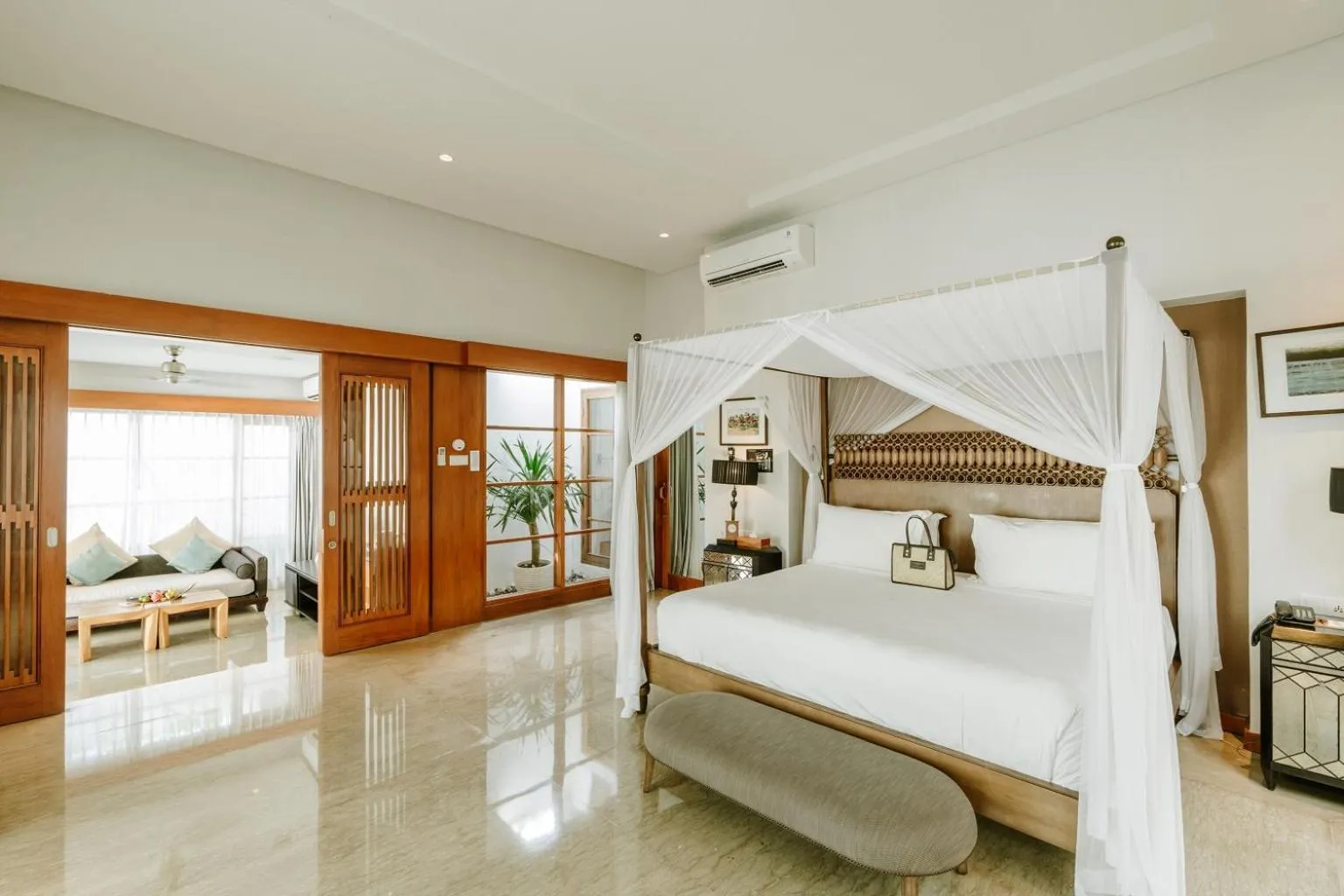 Bed in The Samaya Seminyak Bali