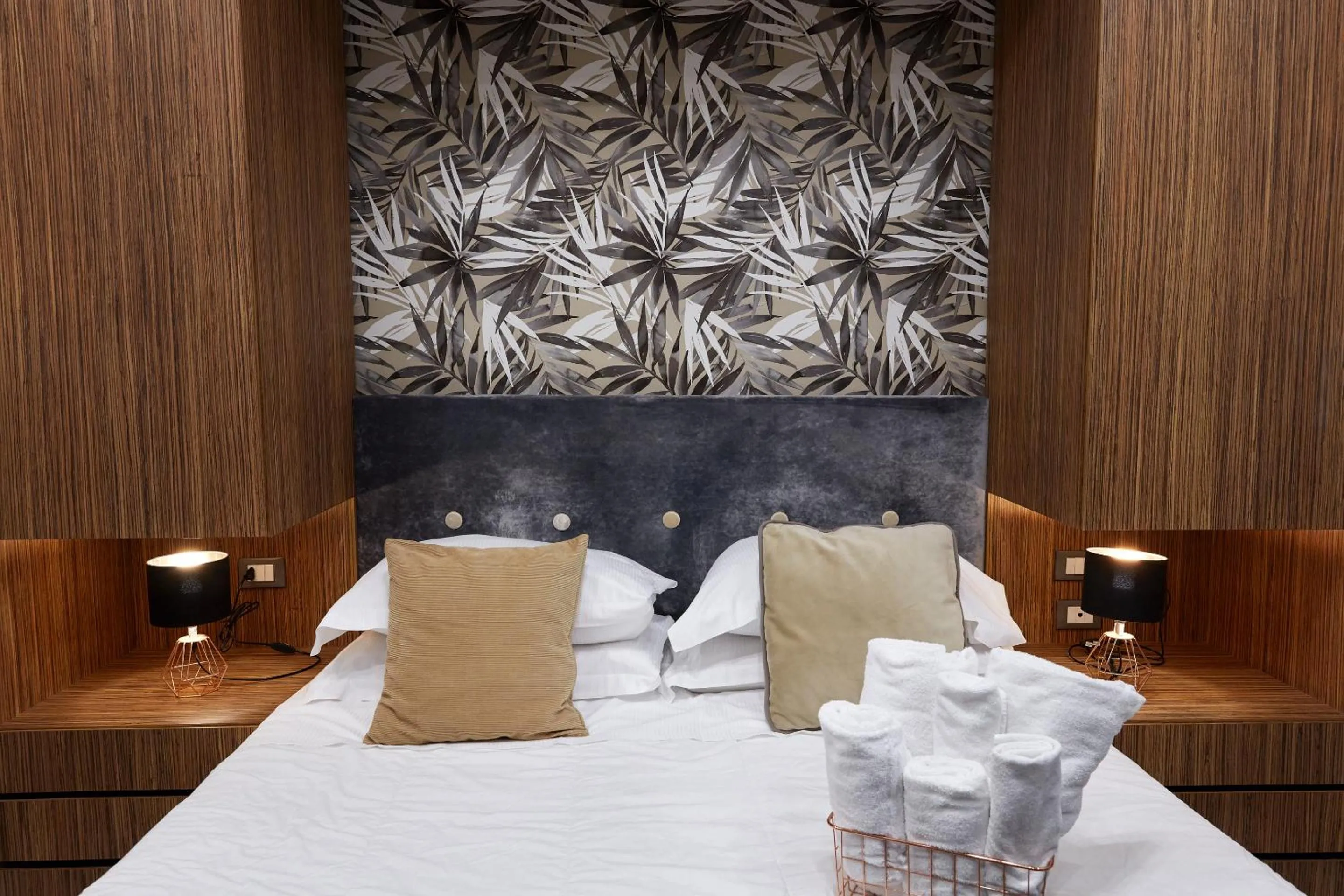 Bed in Hotel Roma Vaticano