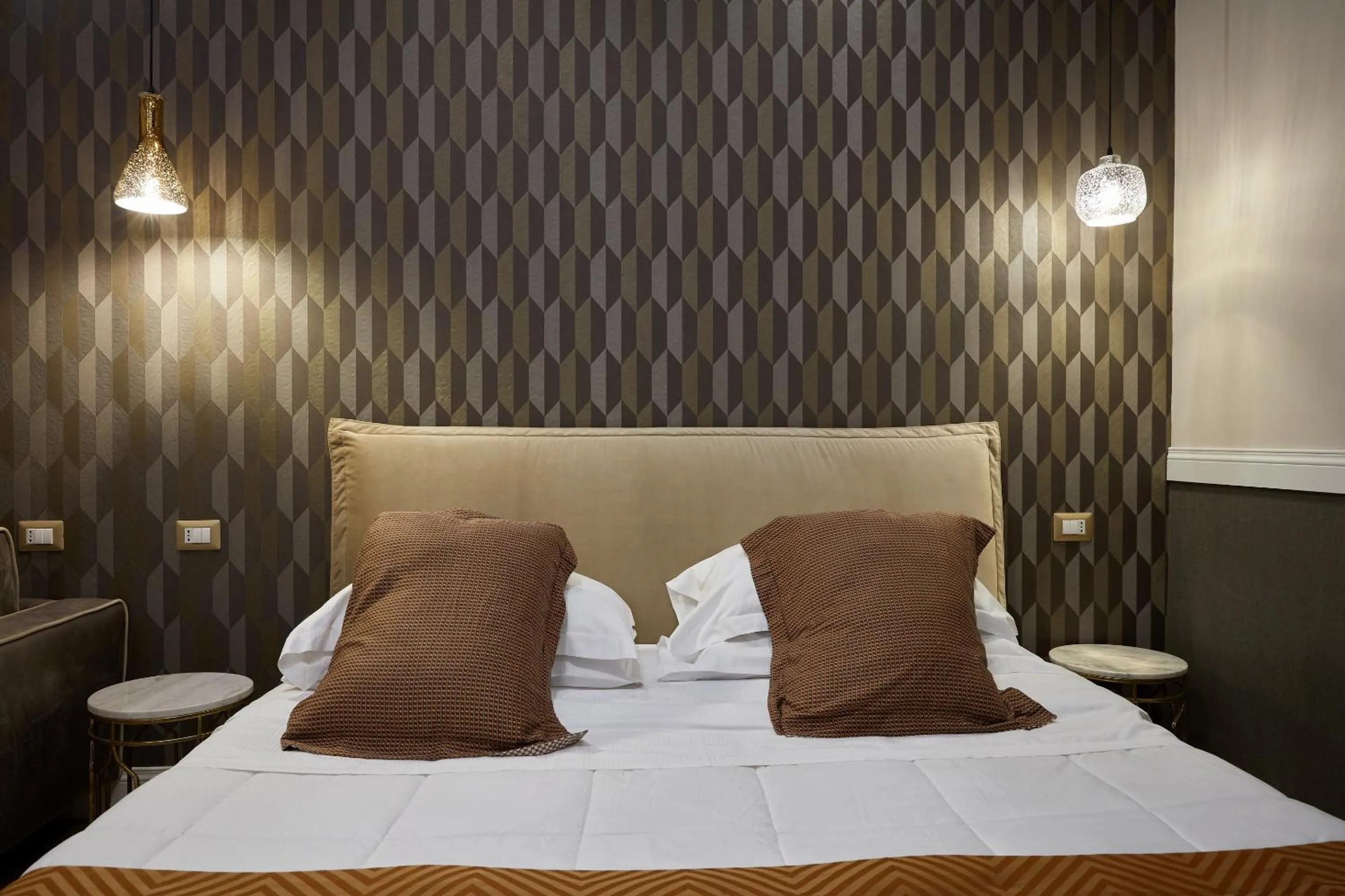 Bed in Hotel Roma Vaticano