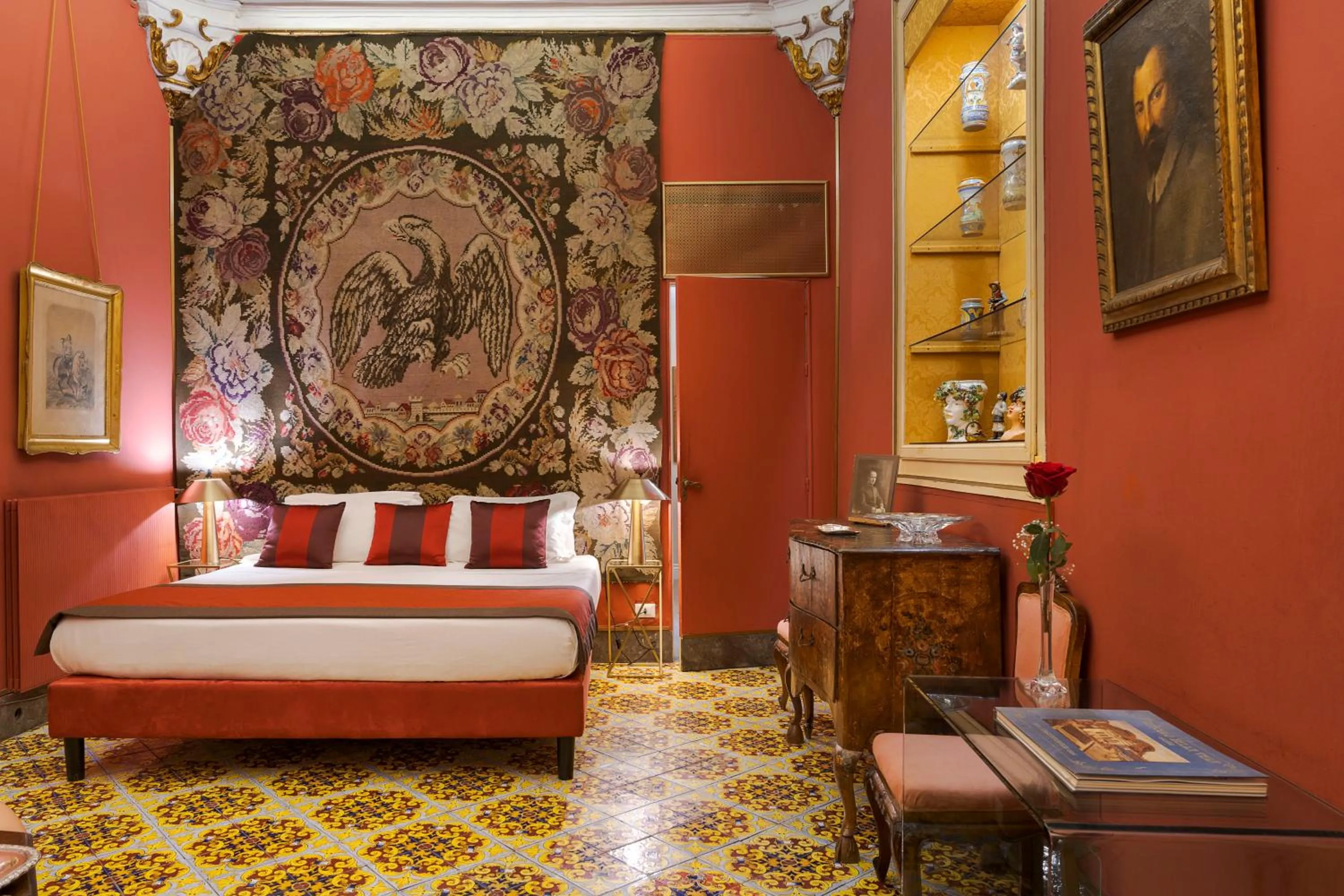 Bedroom, Bed in Palazzo Arone dei Baroni di Valentino