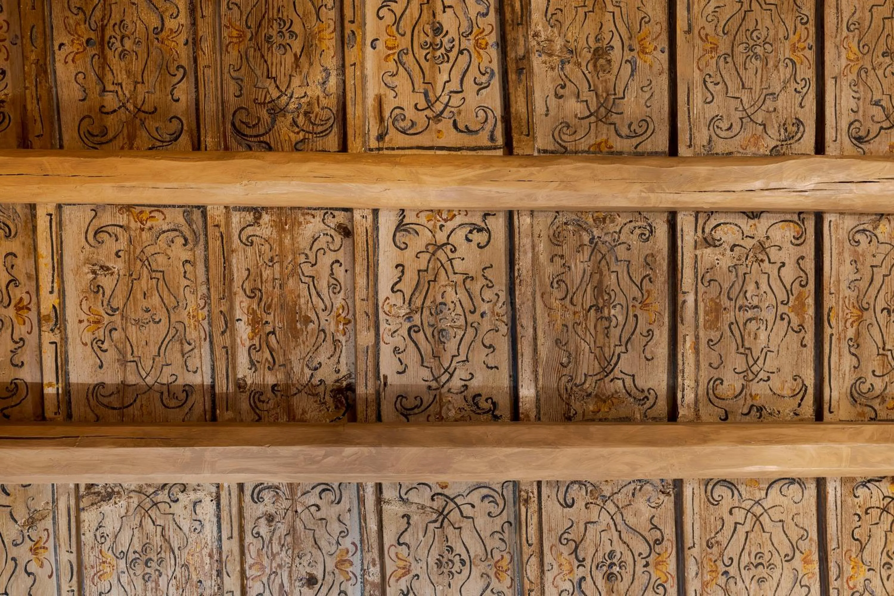 Decorative detail in Palazzo Arone dei Baroni di Valentino