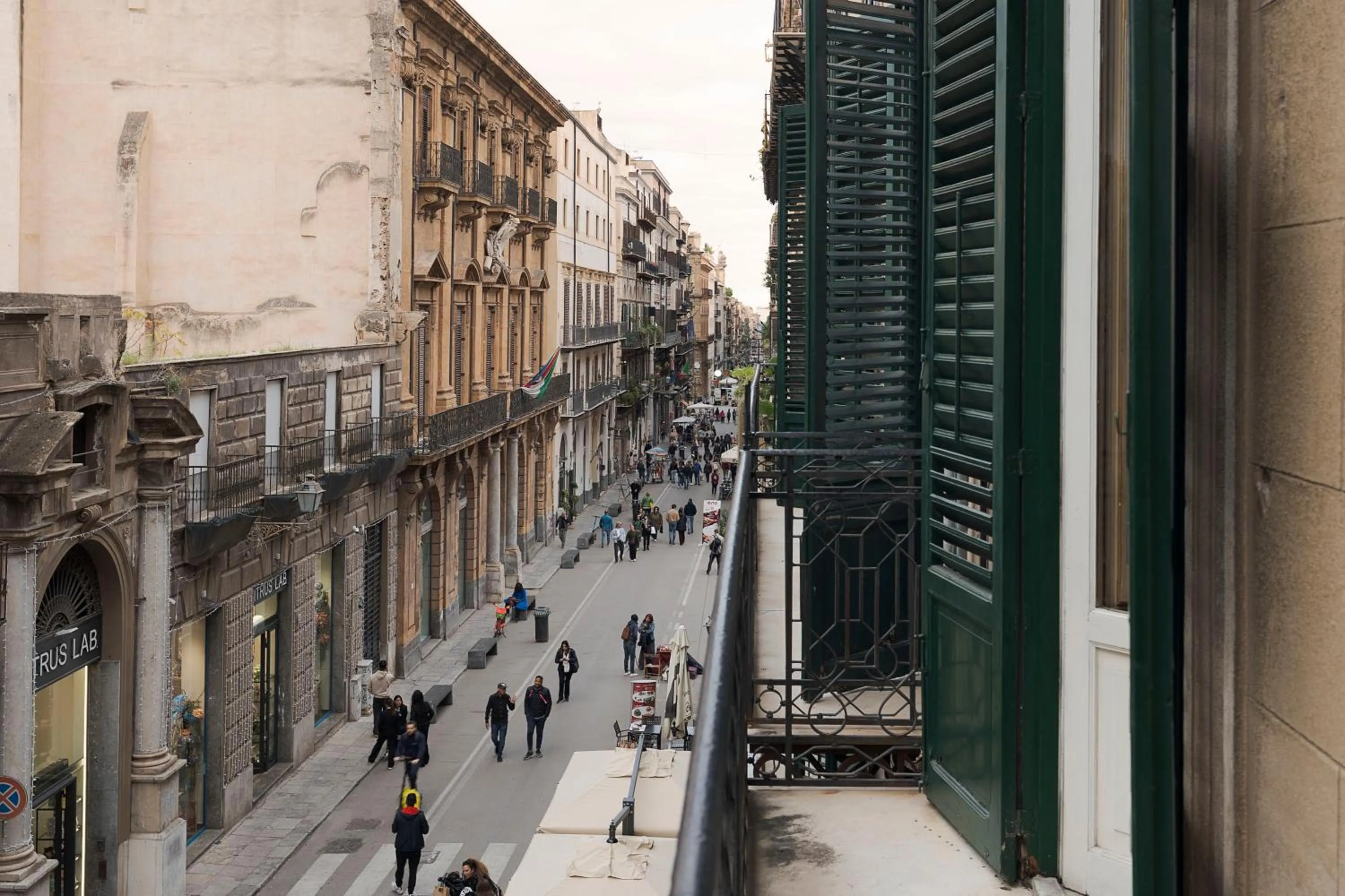 Bird's eye view in Palazzo Arone dei Baroni di Valentino