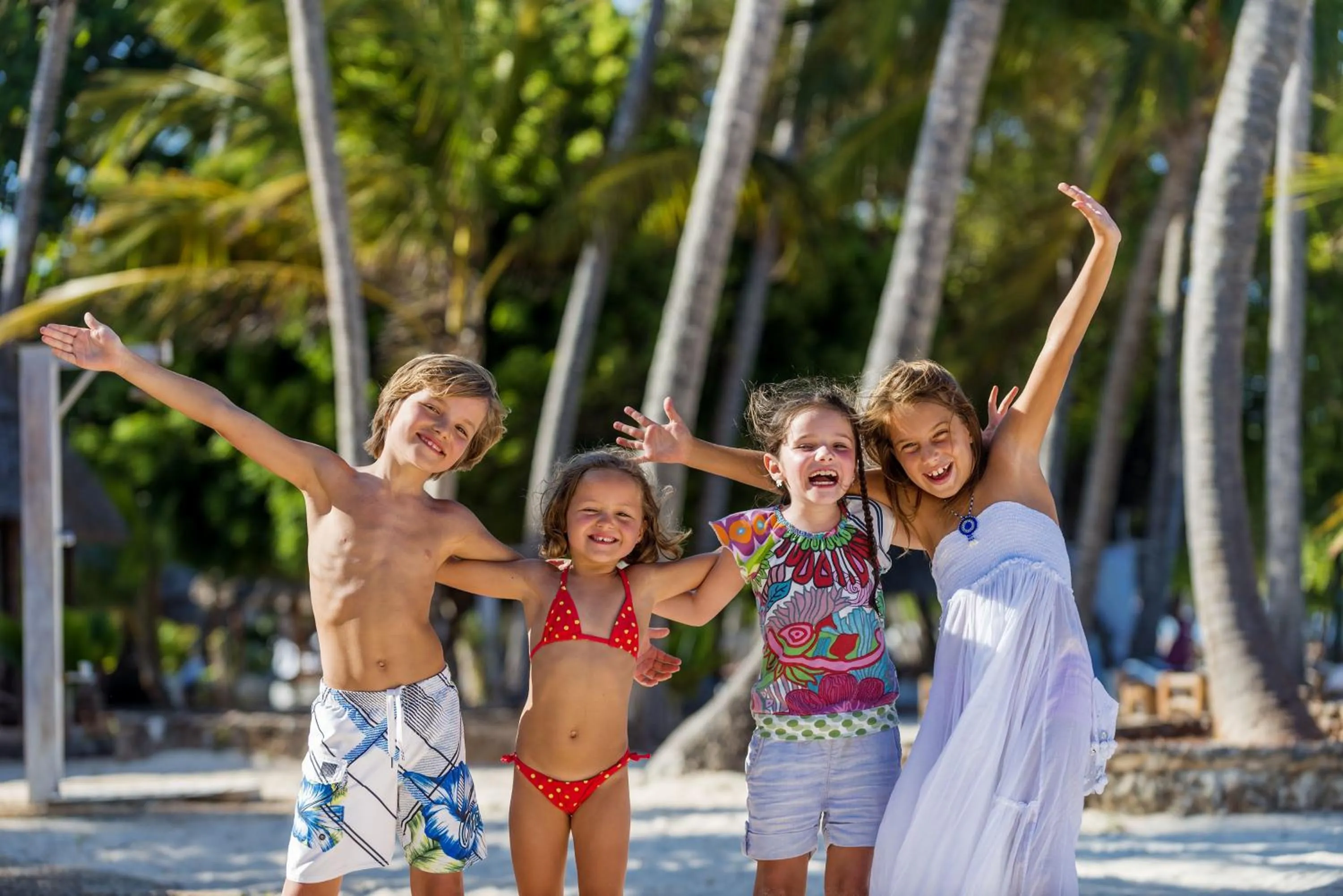 People in Diamonds Mapenzi Beach