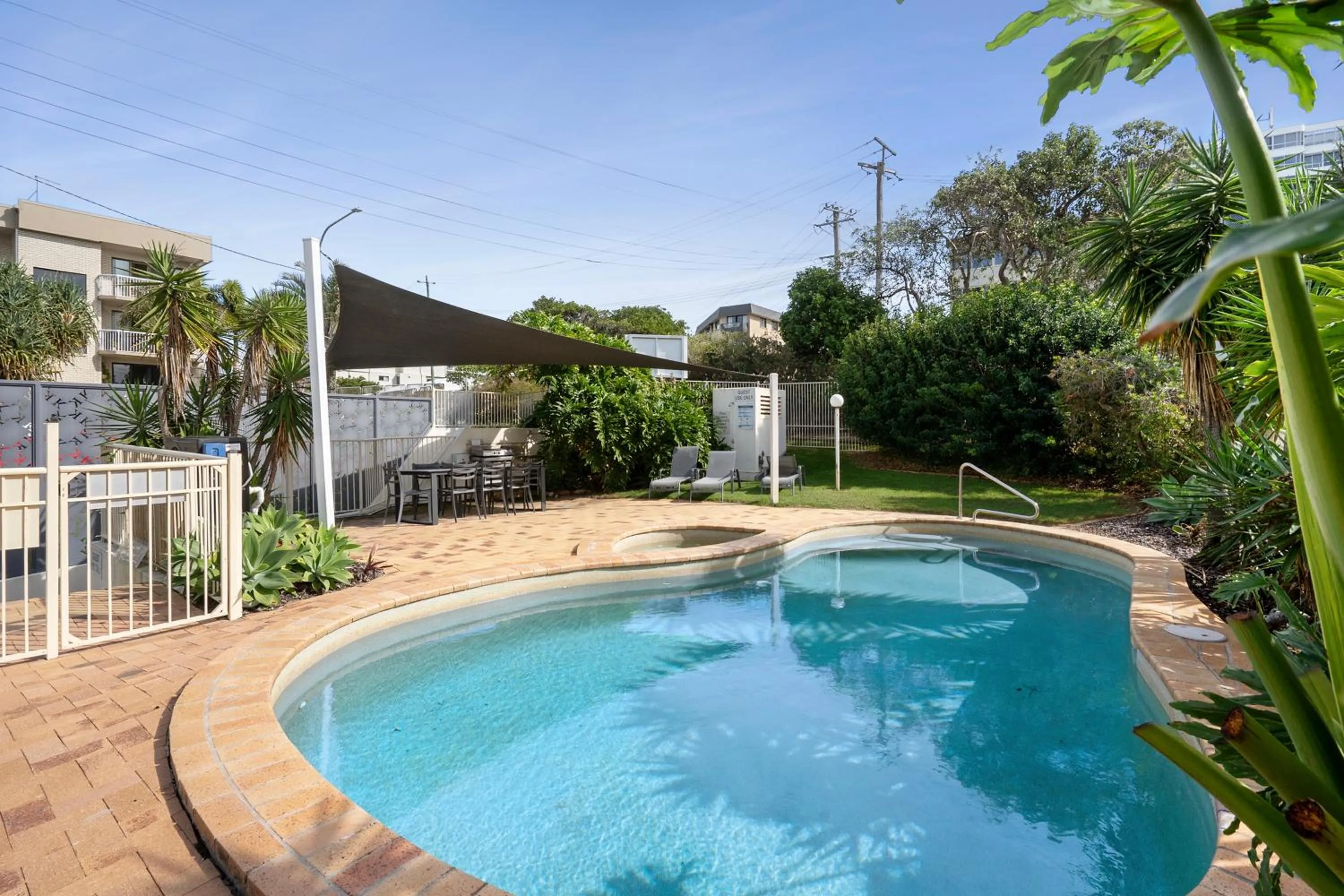 Swimming pool in Kings Way Apartments