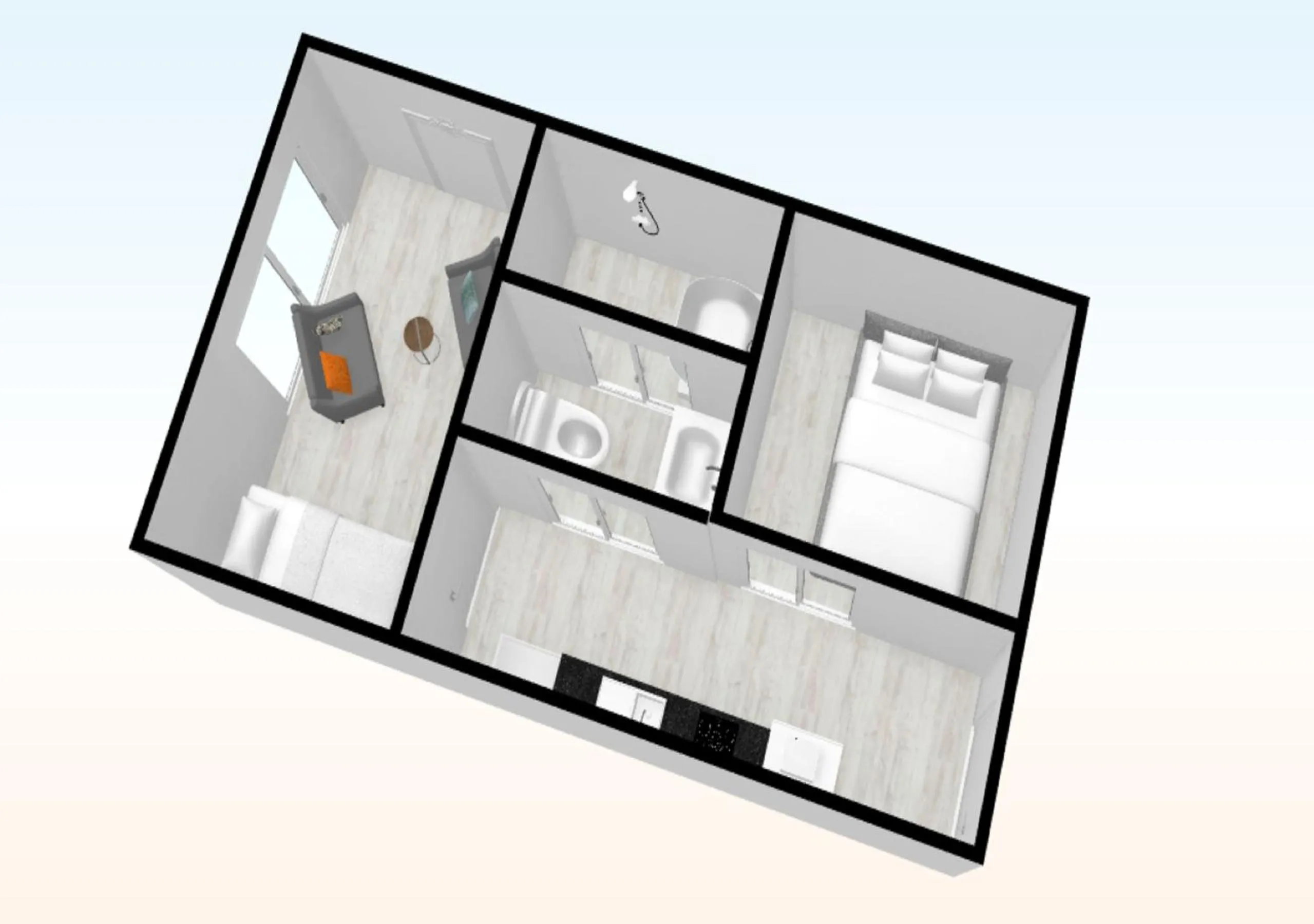 Floor plan in Montana Flat Yebisu