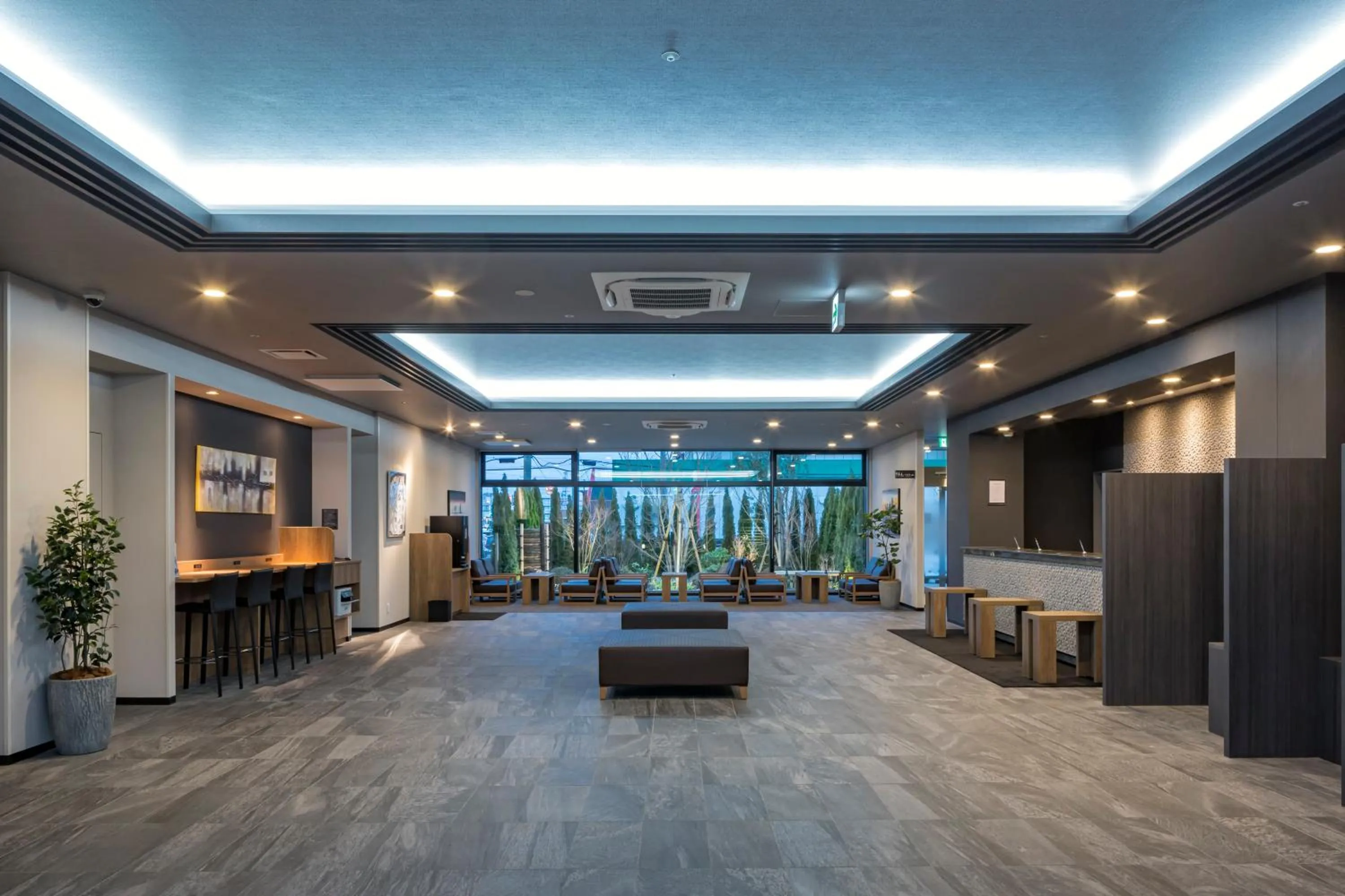 Lobby or reception in Hotel Route-Inn Chiba Hamano -Tokyowangando-