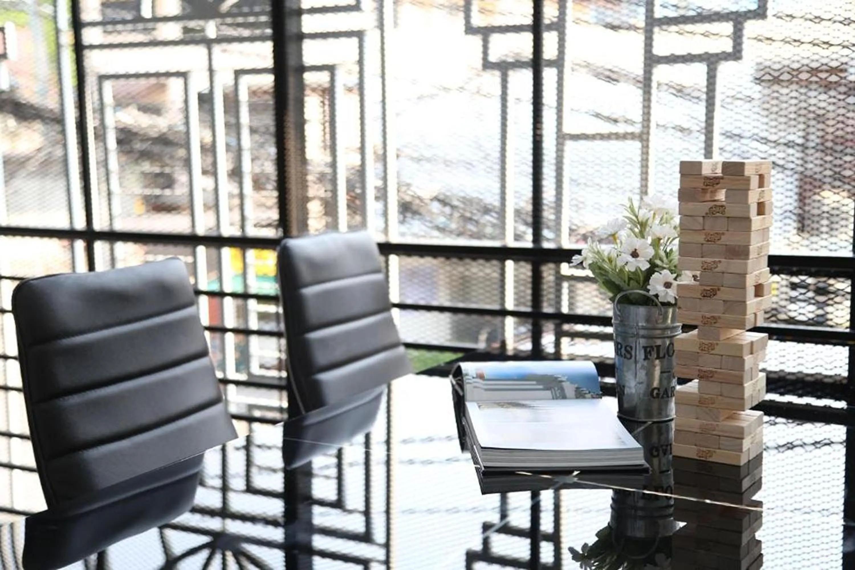 Seating area in Phukhao Hostel