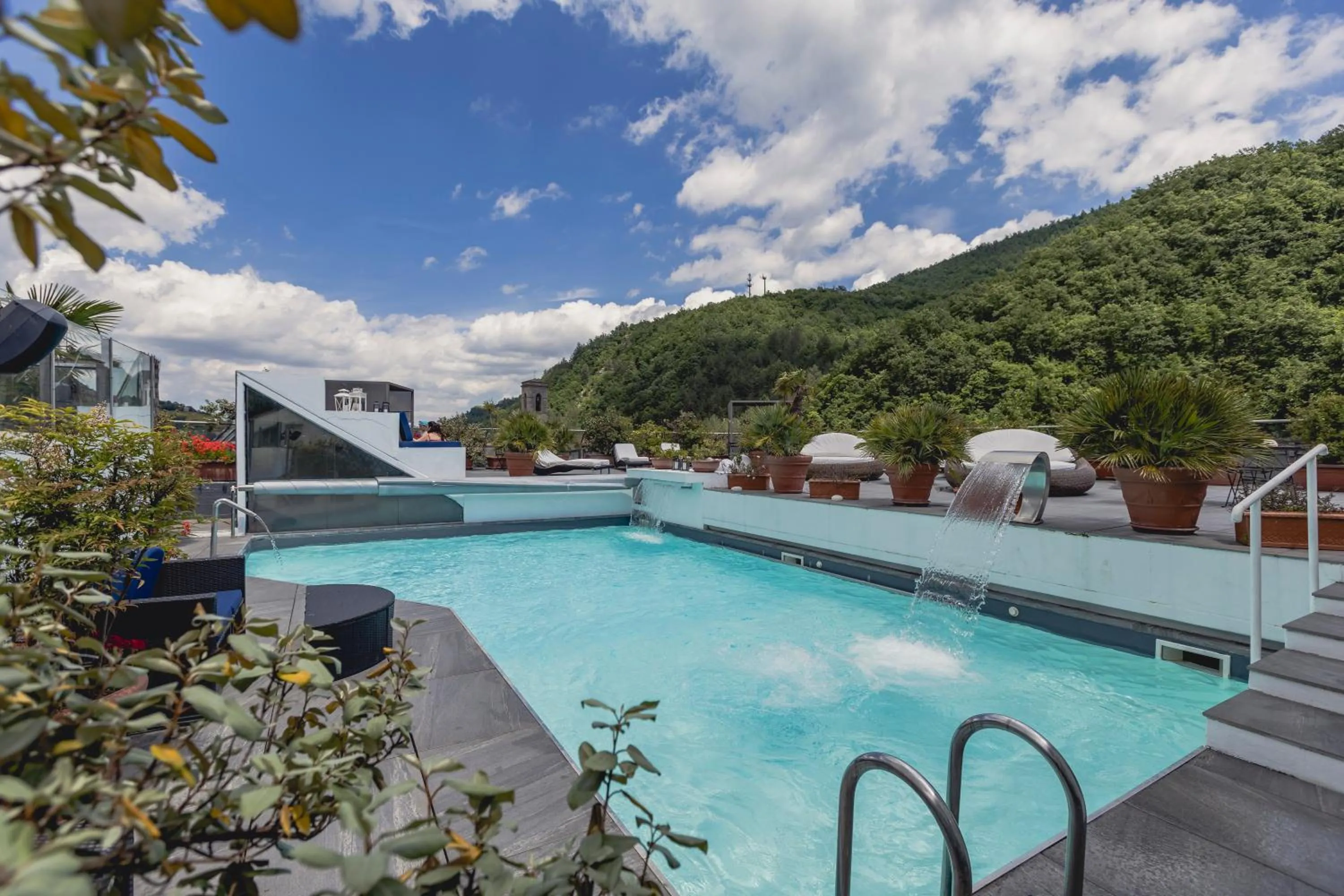 Pool view in Hotel Tosco Romagnolo