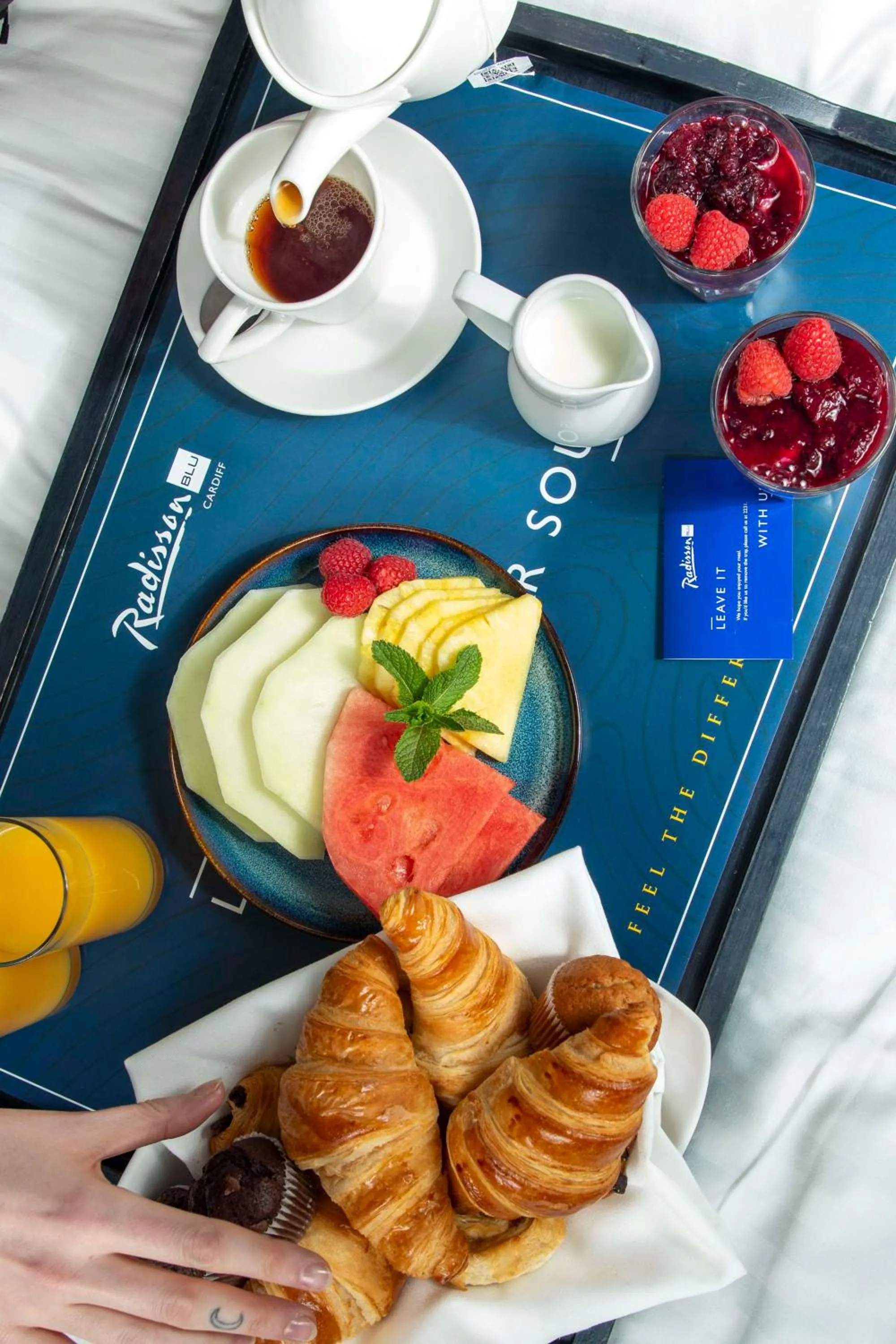 Bedroom in Radisson Blu Hotel, Cardiff