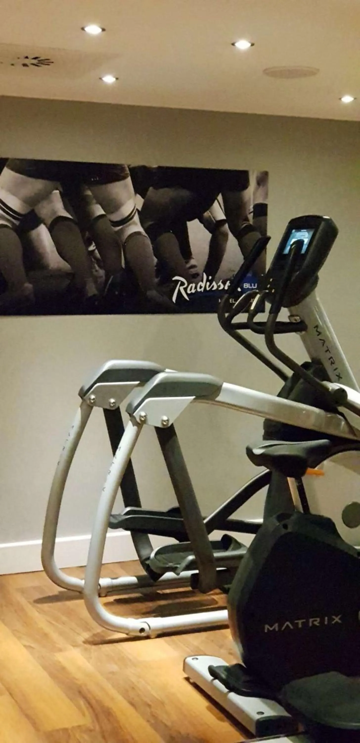 Fitness centre/facilities in Radisson Blu Hotel, Cardiff
