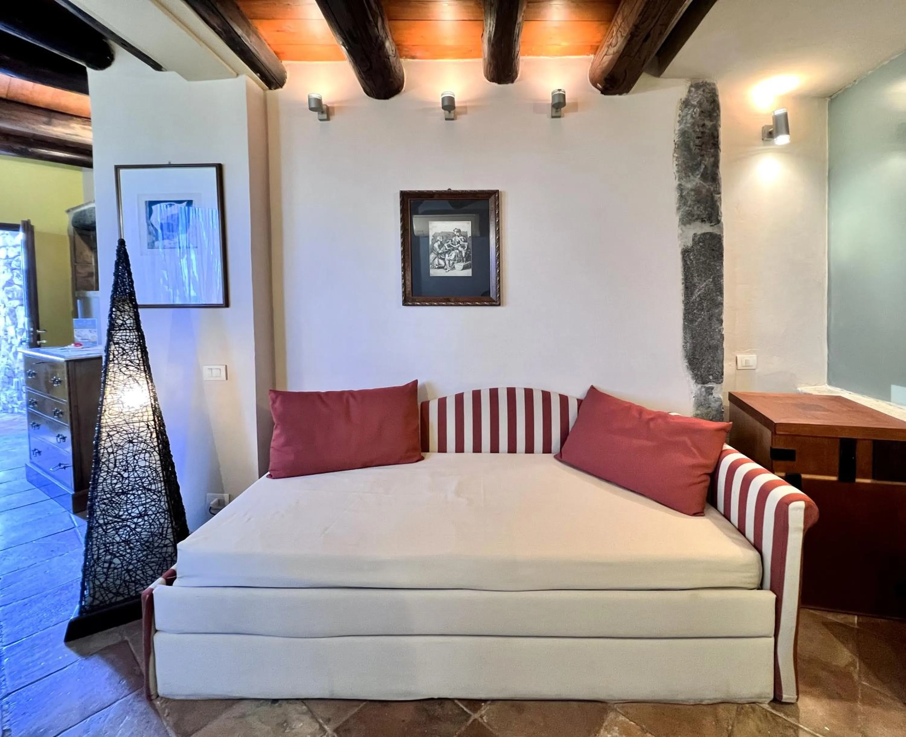 Bed in Aeneas' Landing Resort