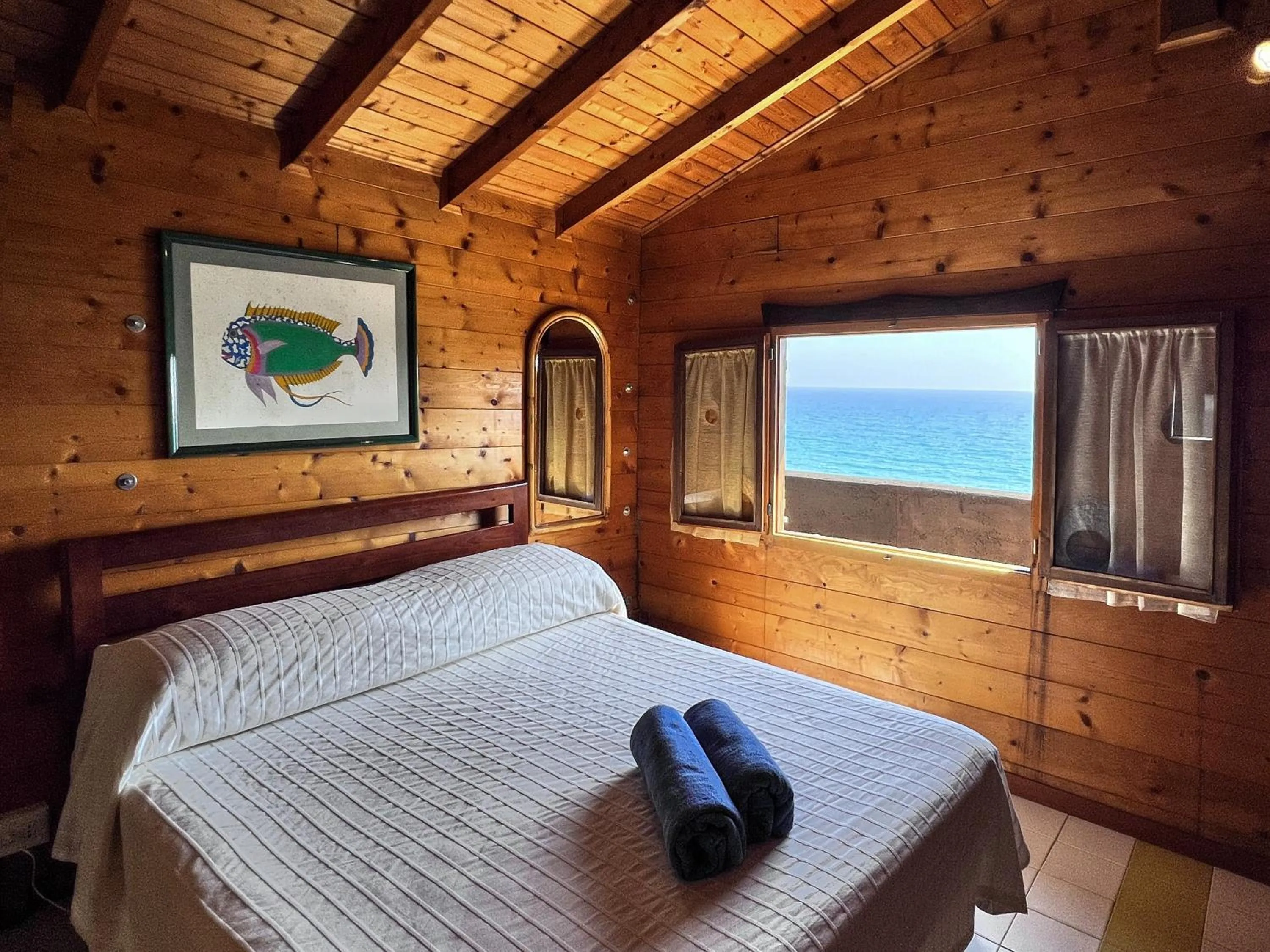 Bed in Aeneas' Landing Resort