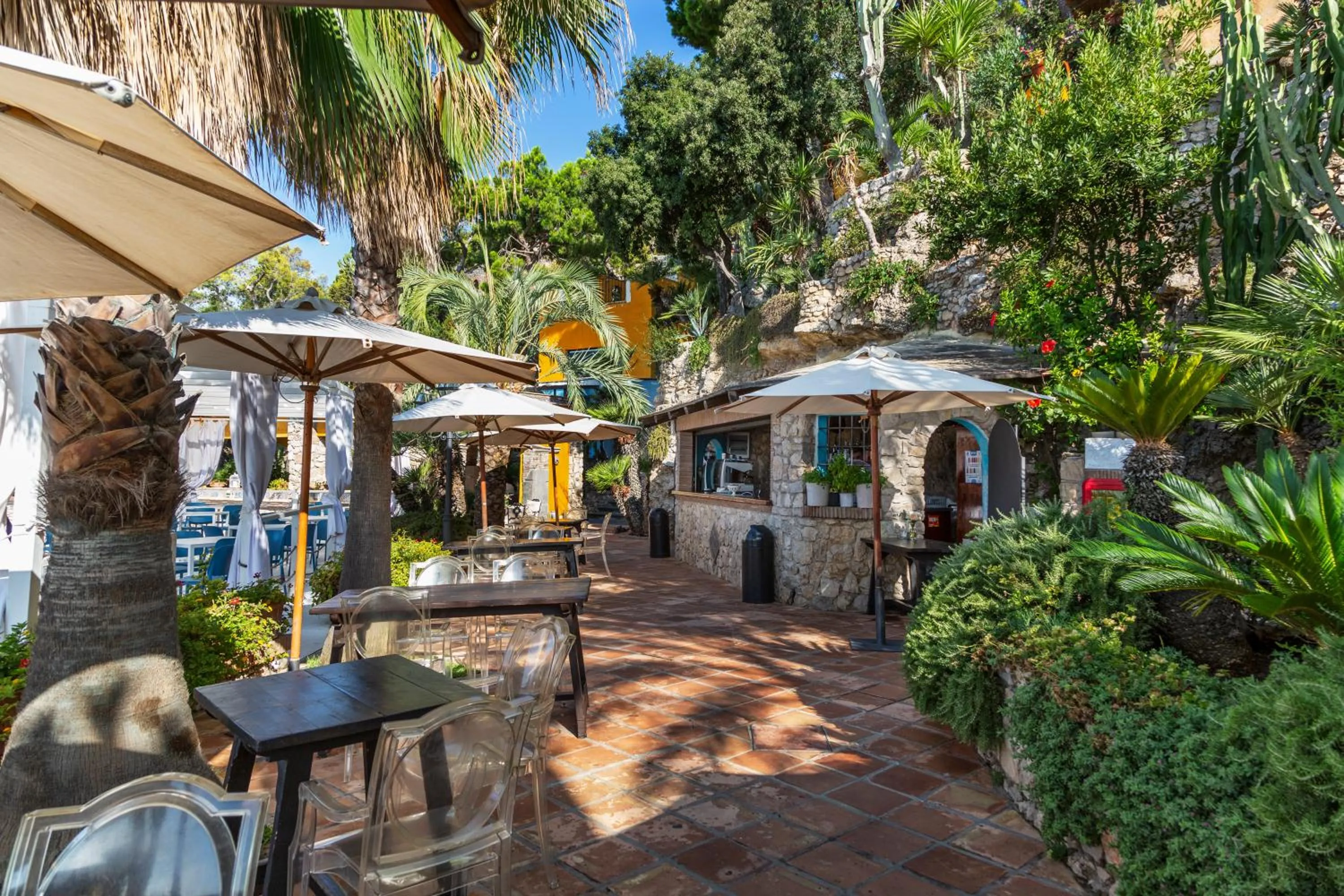Patio in Aeneas' Landing Resort