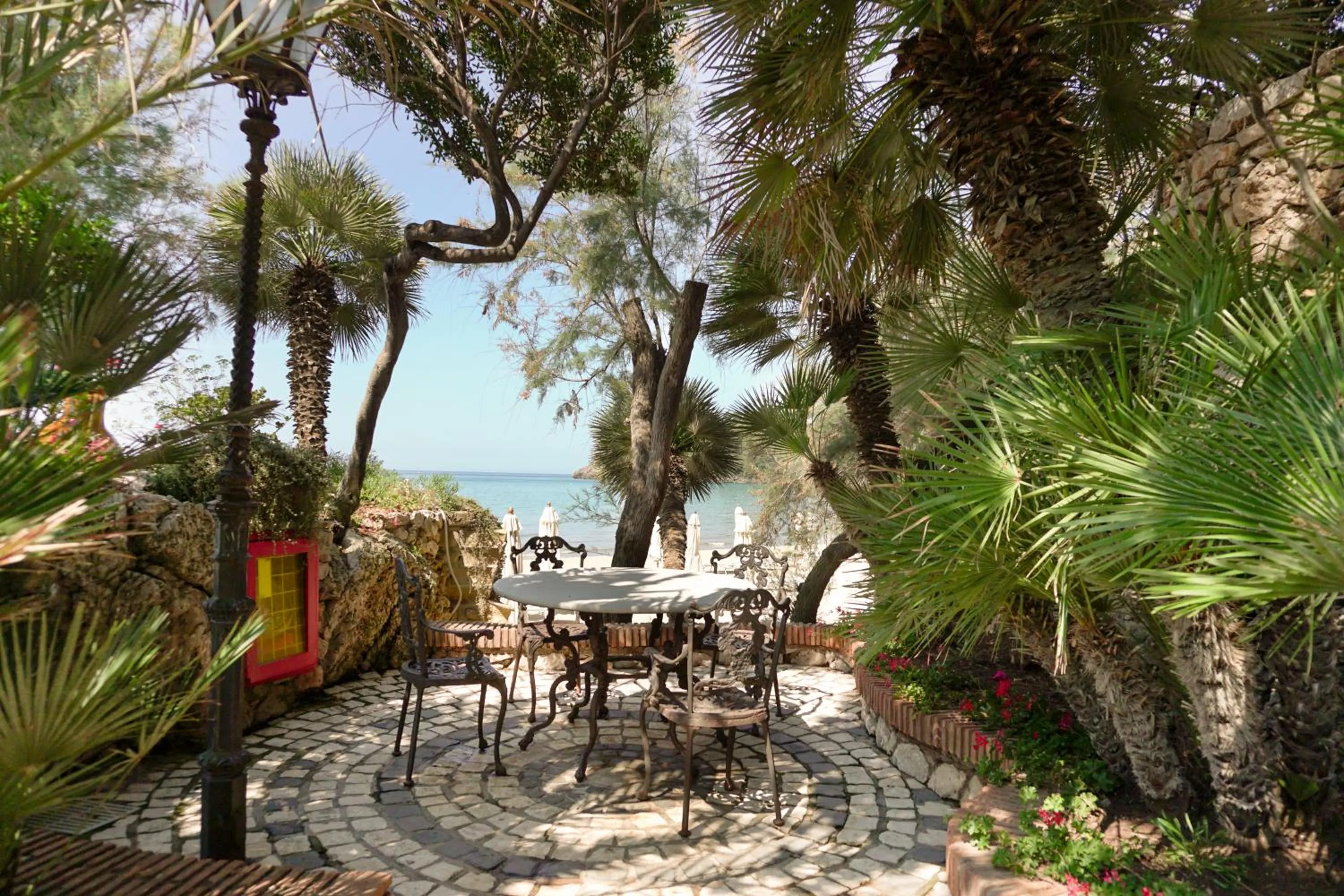 Patio in Aeneas' Landing Resort