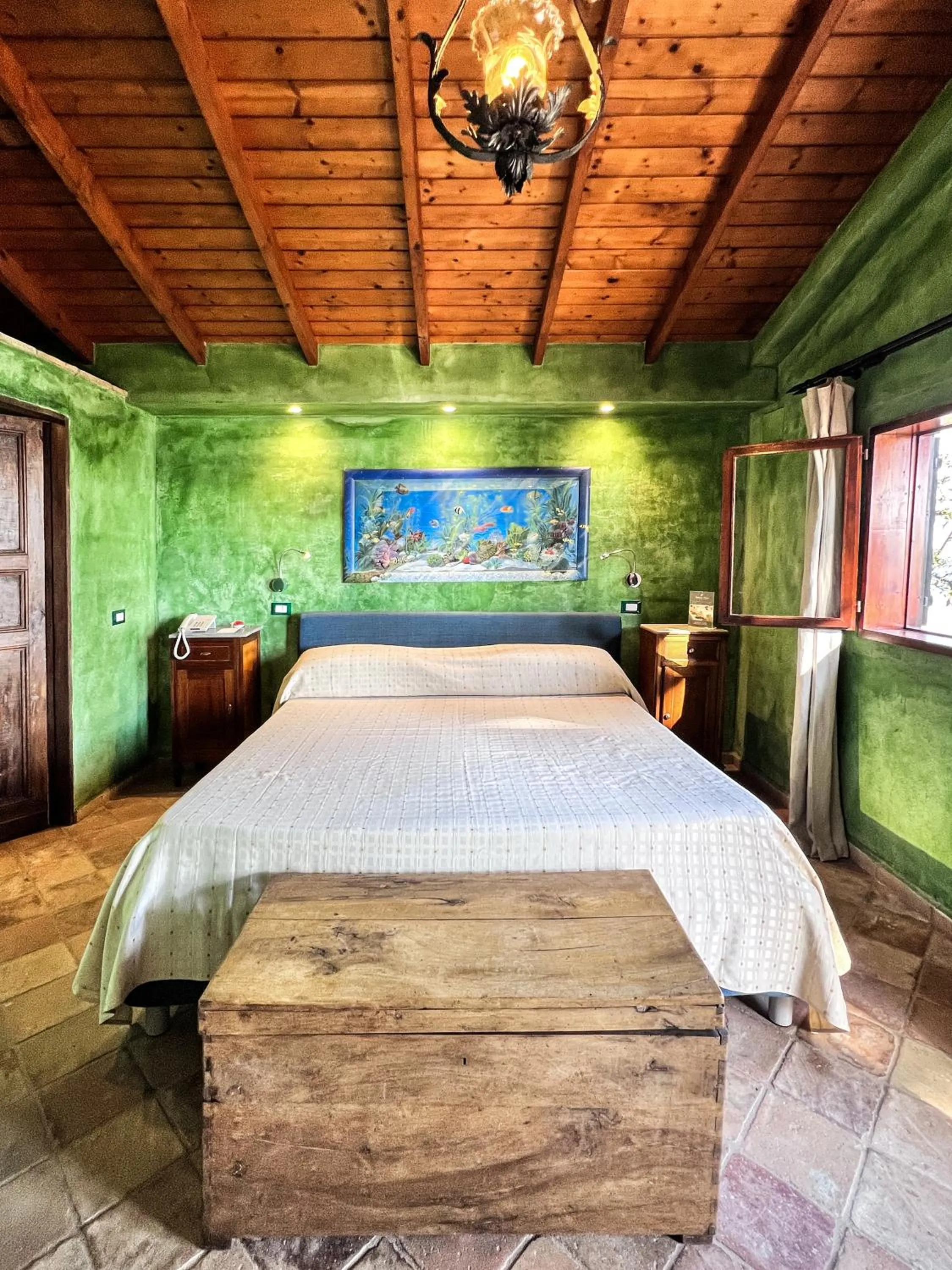 Bed in Aeneas' Landing Resort