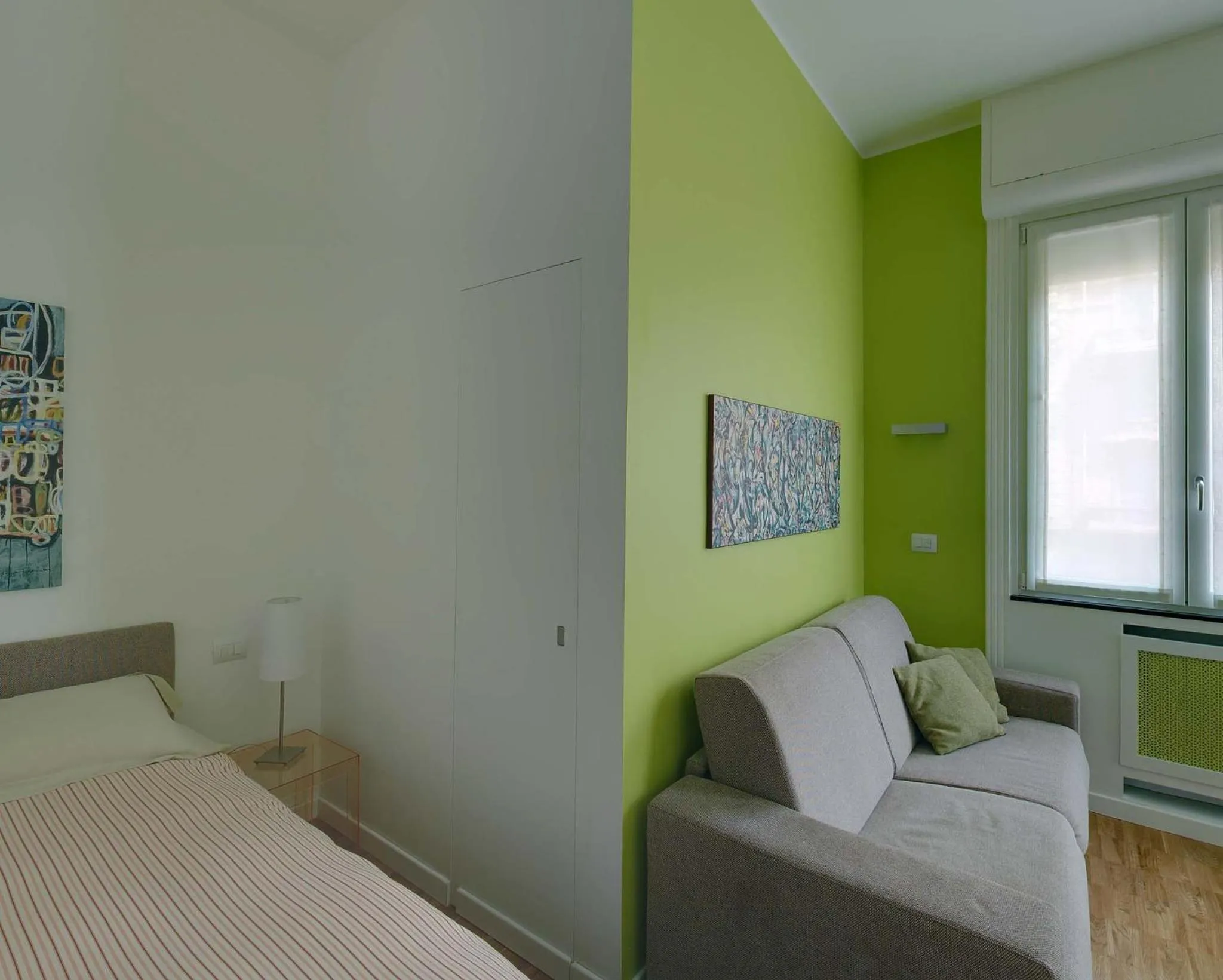 Bed in Milan Apartment Rental