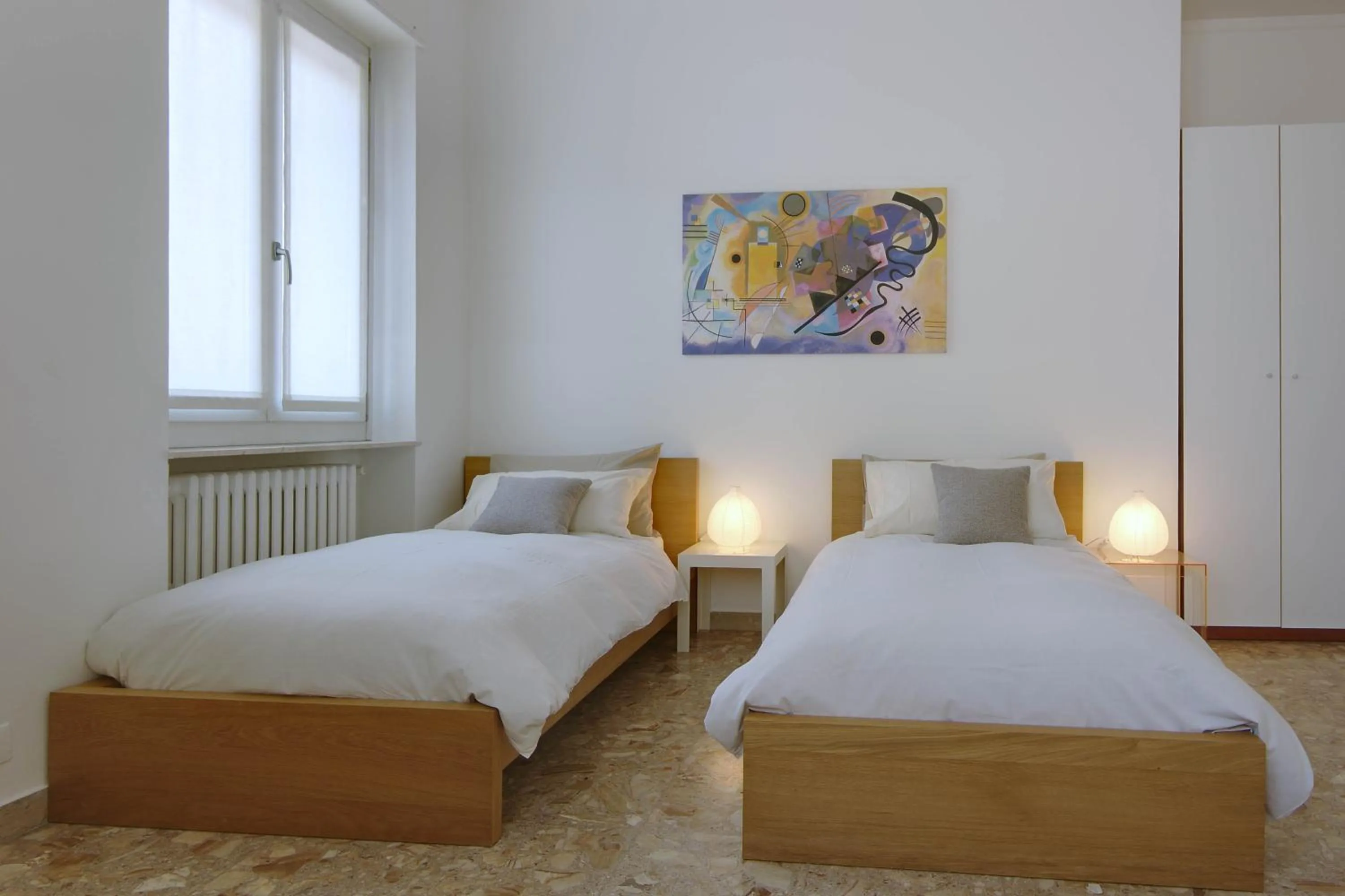 Bedroom, Bed in Milan Apartment Rental
