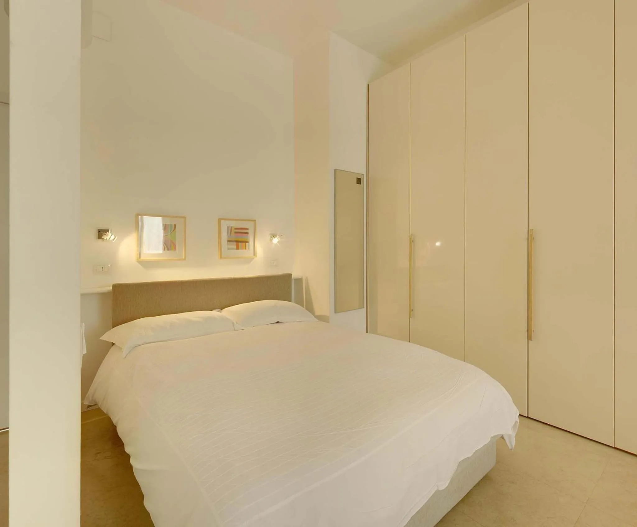 Bed in Milan Apartment Rental