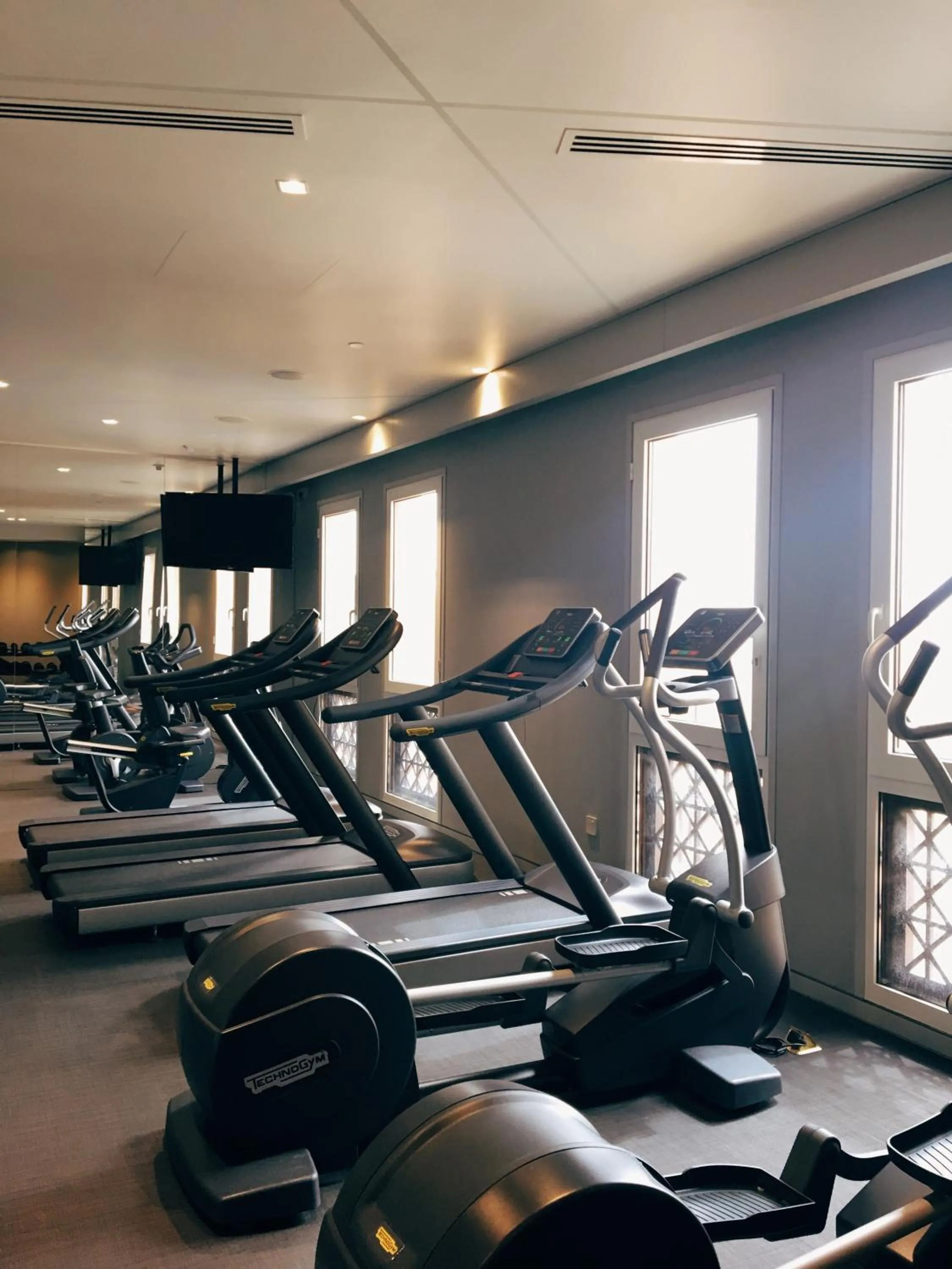 Fitness centre/facilities in Hyatt Place Dubai Wasl District Residences