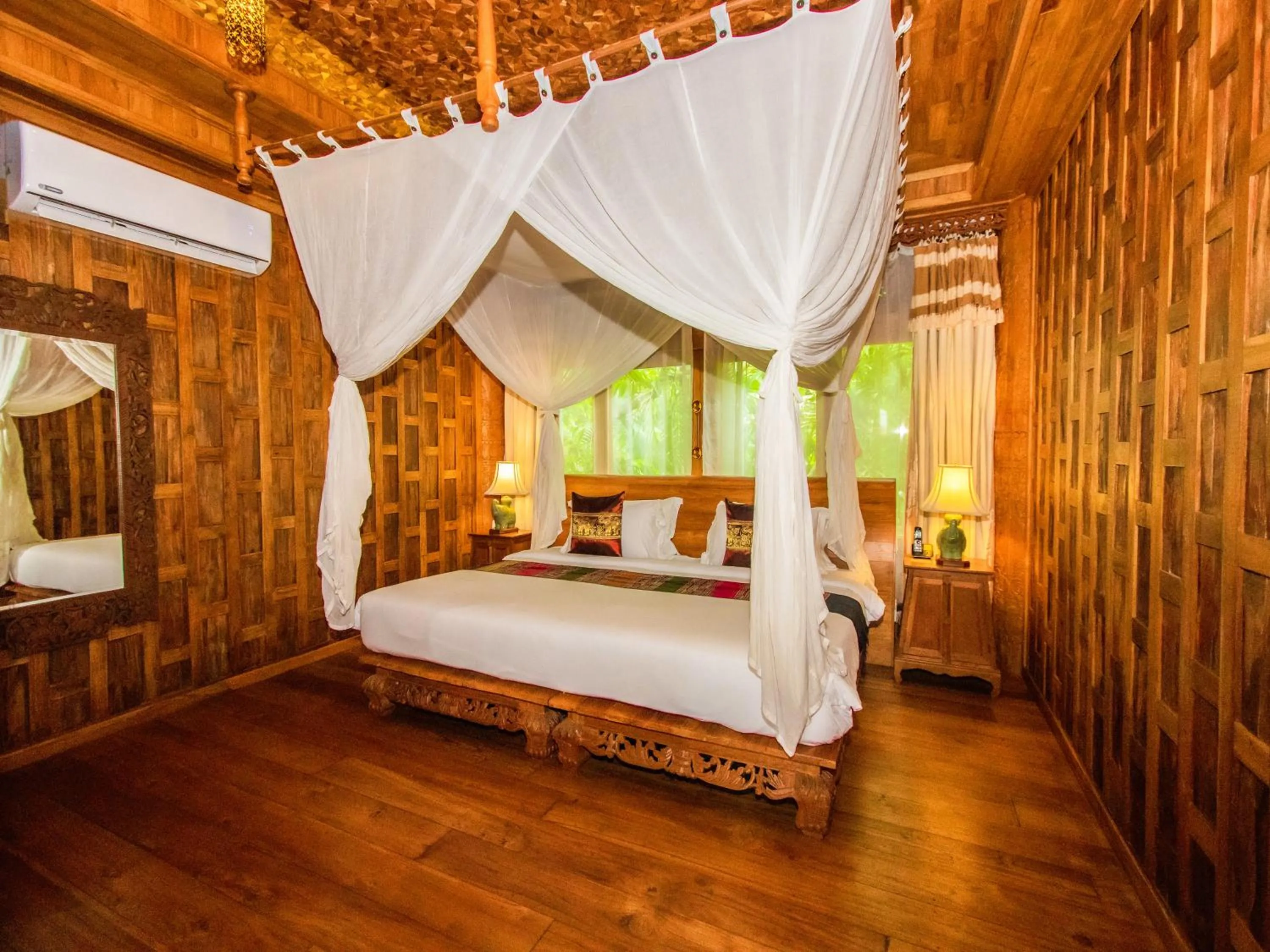 Bed in Santhiya Phuket Natai Resort & Spa