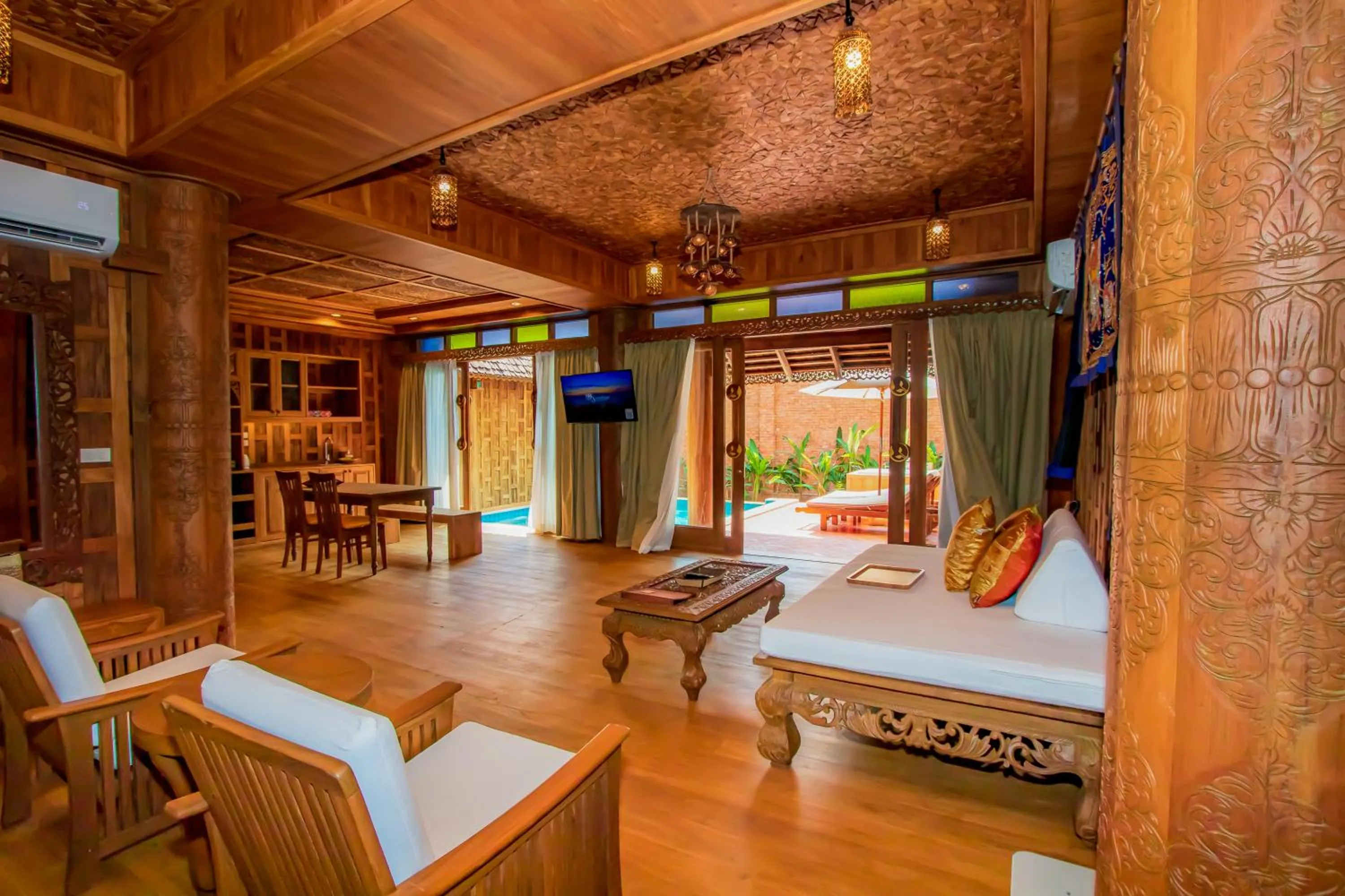 Living room in Santhiya Phuket Natai Resort & Spa