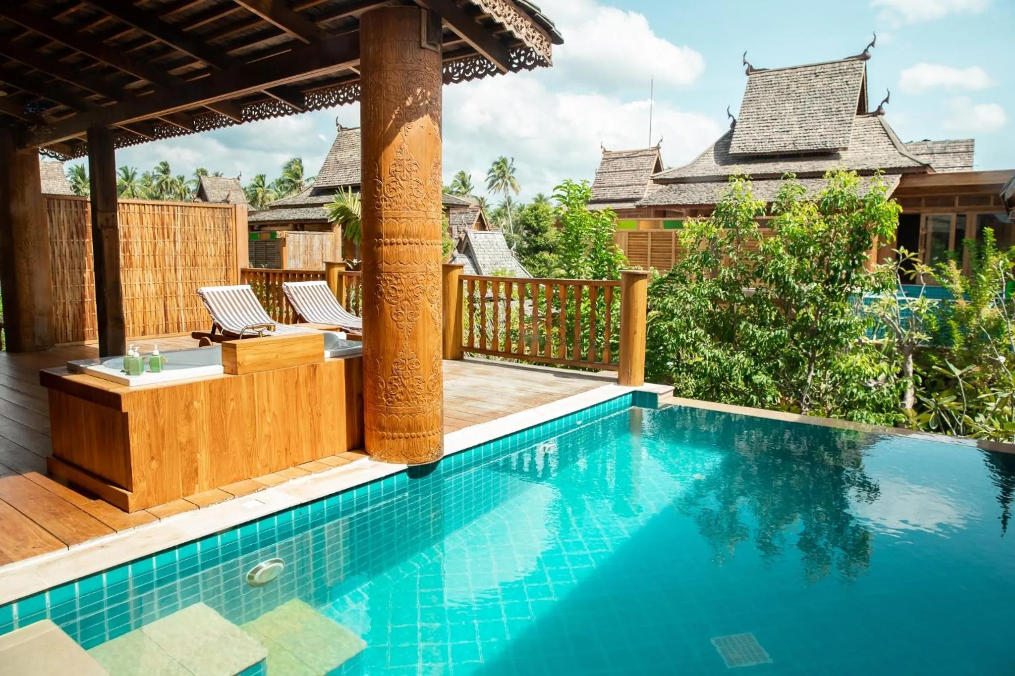 Balcony/Terrace in Santhiya Phuket Natai Resort & Spa