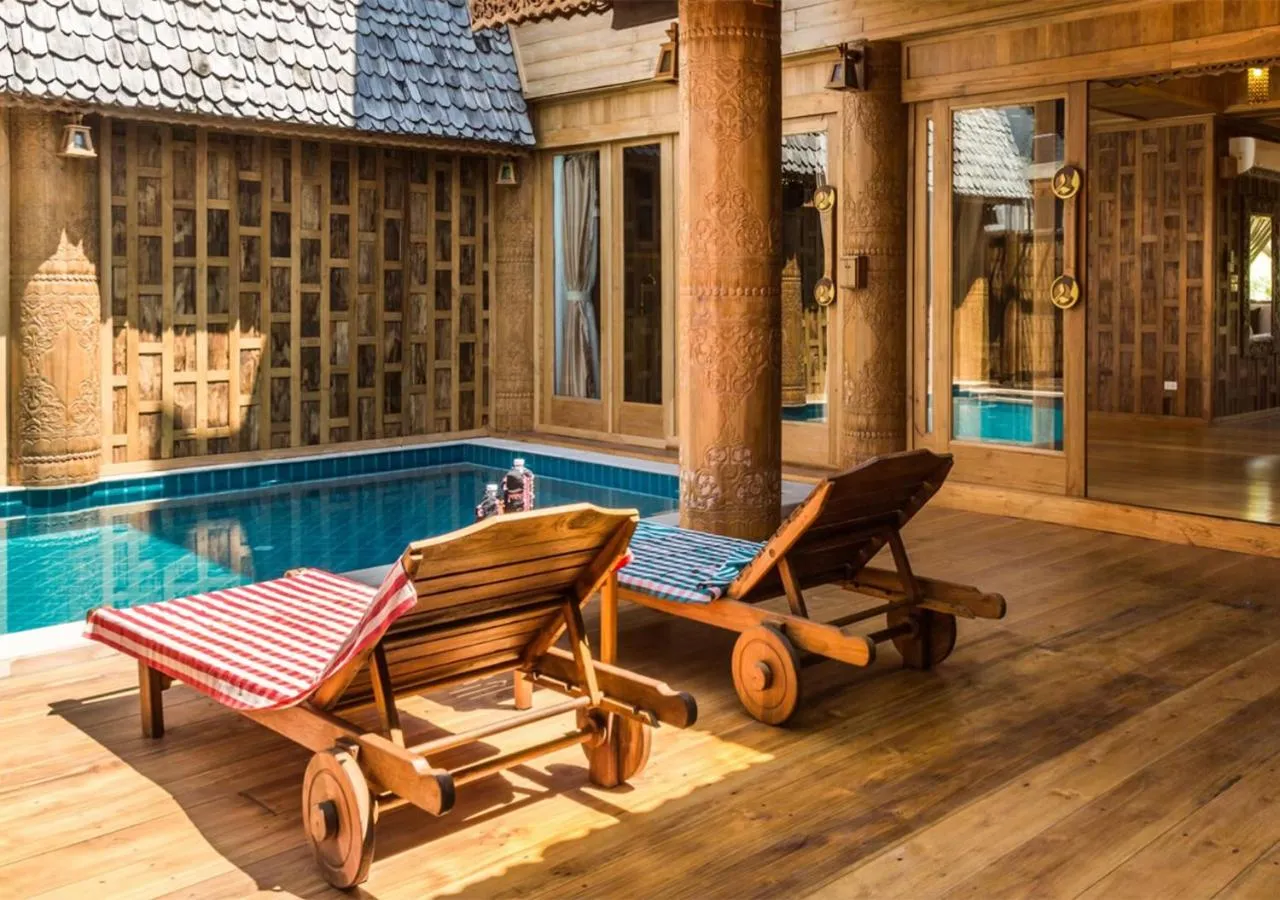 Pool view in Santhiya Phuket Natai Resort & Spa