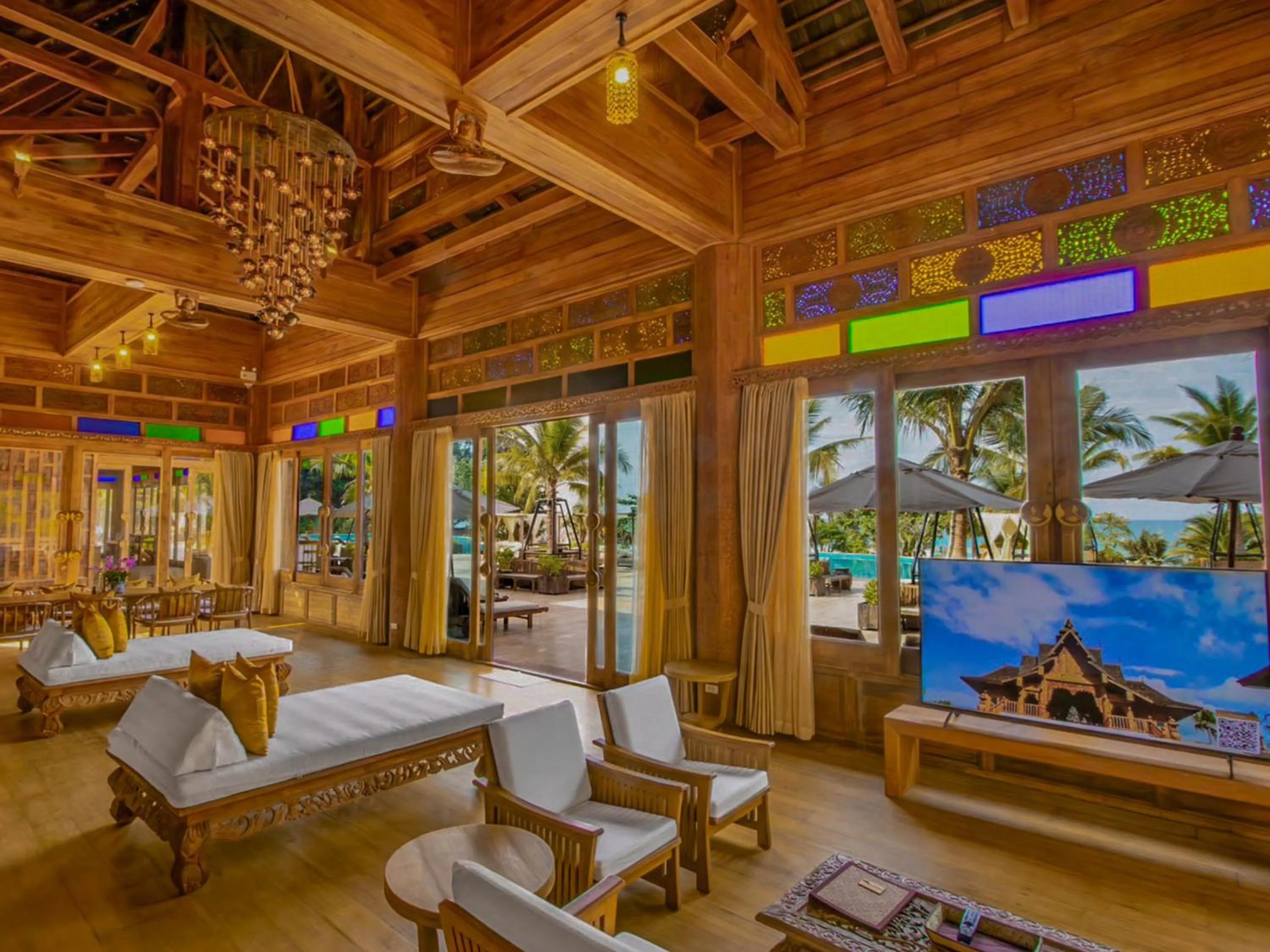 Living room in Santhiya Phuket Natai Resort & Spa