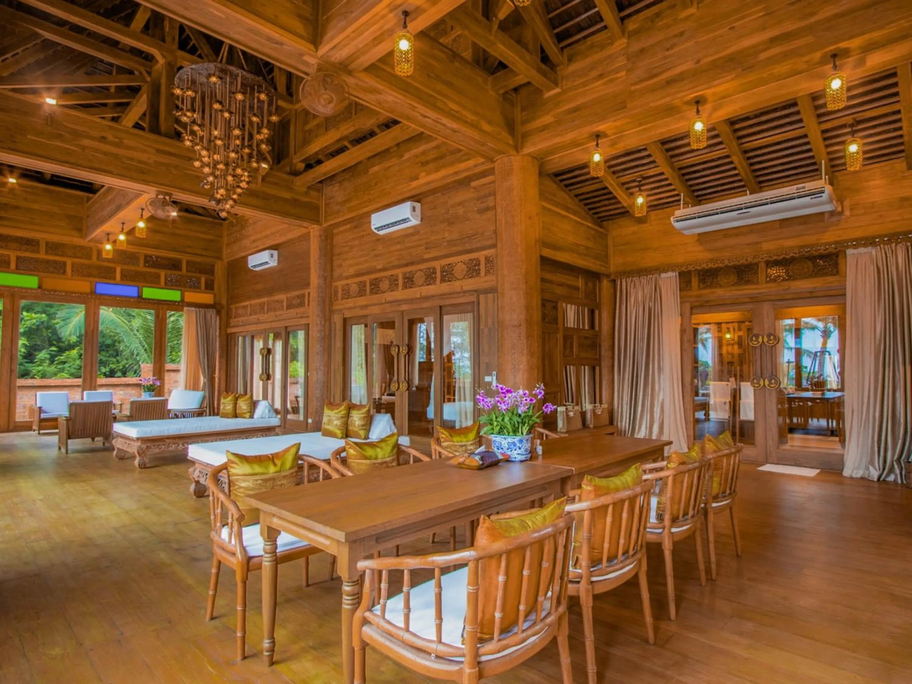 Living room in Santhiya Phuket Natai Resort & Spa