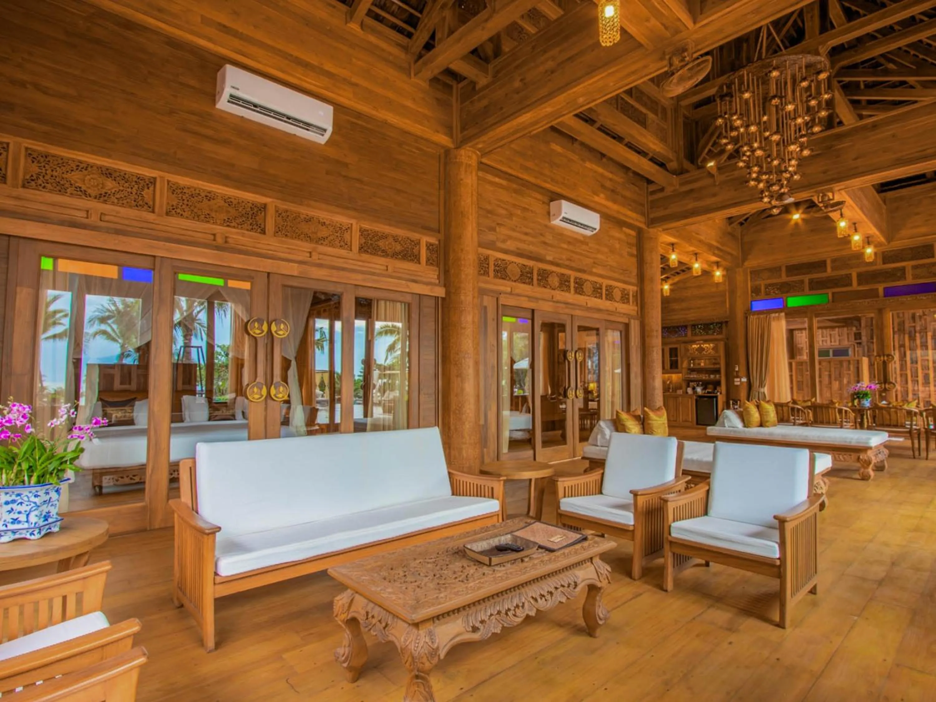 Living room in Santhiya Phuket Natai Resort & Spa